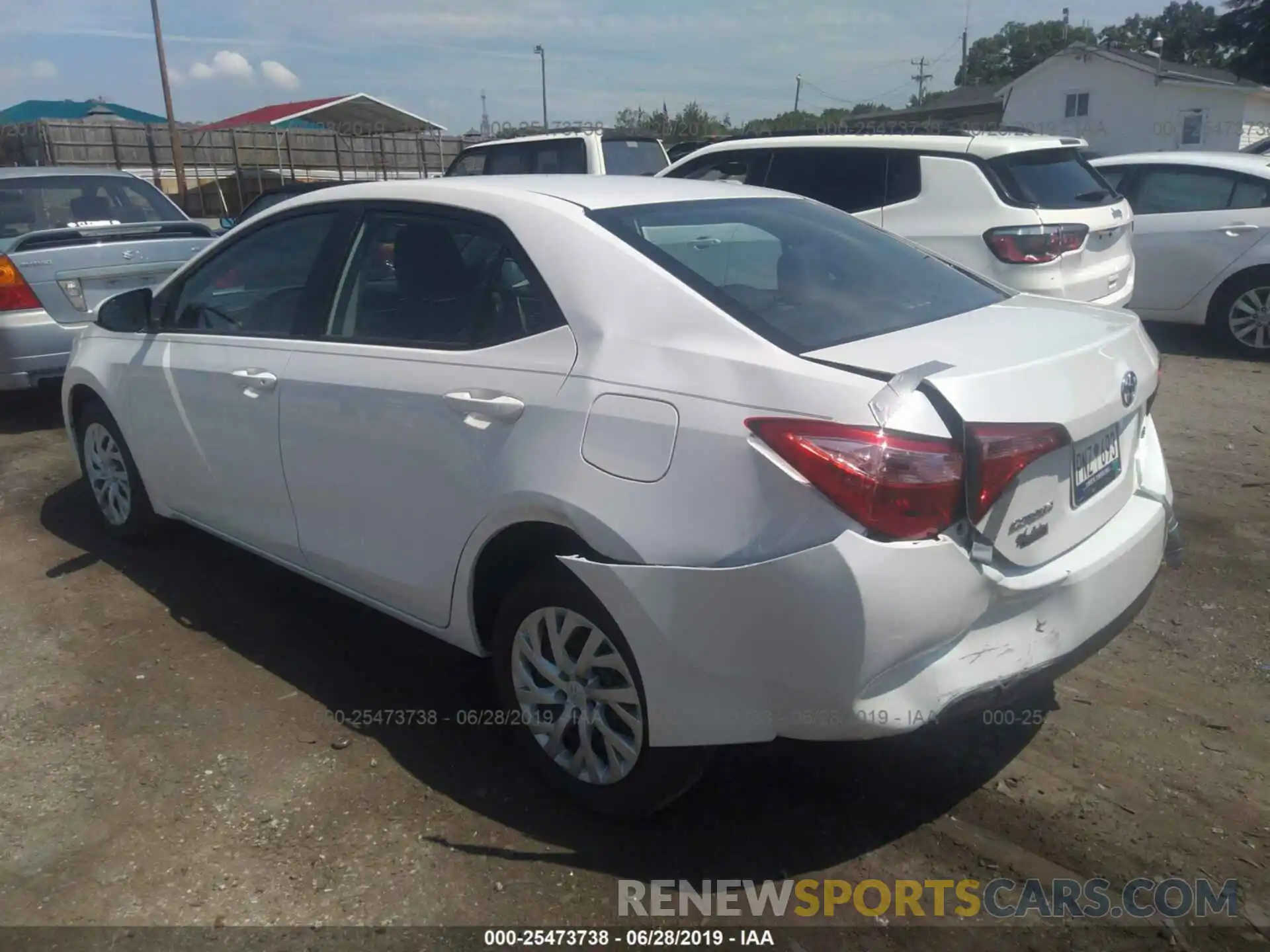 3 Photograph of a damaged car 5YFBURHE0KP894401 TOYOTA COROLLA 2019