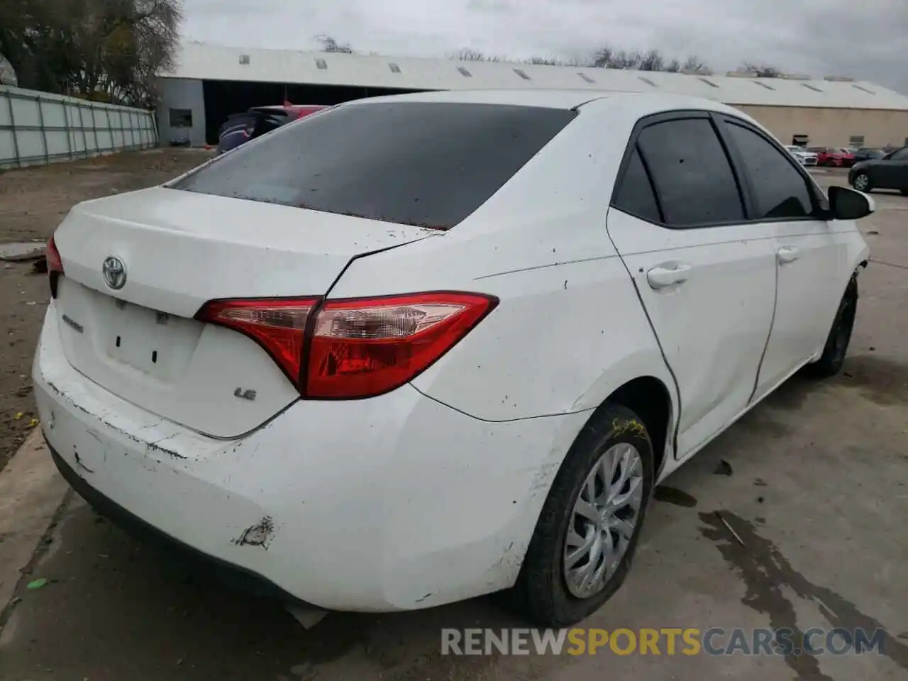 4 Photograph of a damaged car 5YFBURHE0KP894690 TOYOTA COROLLA 2019