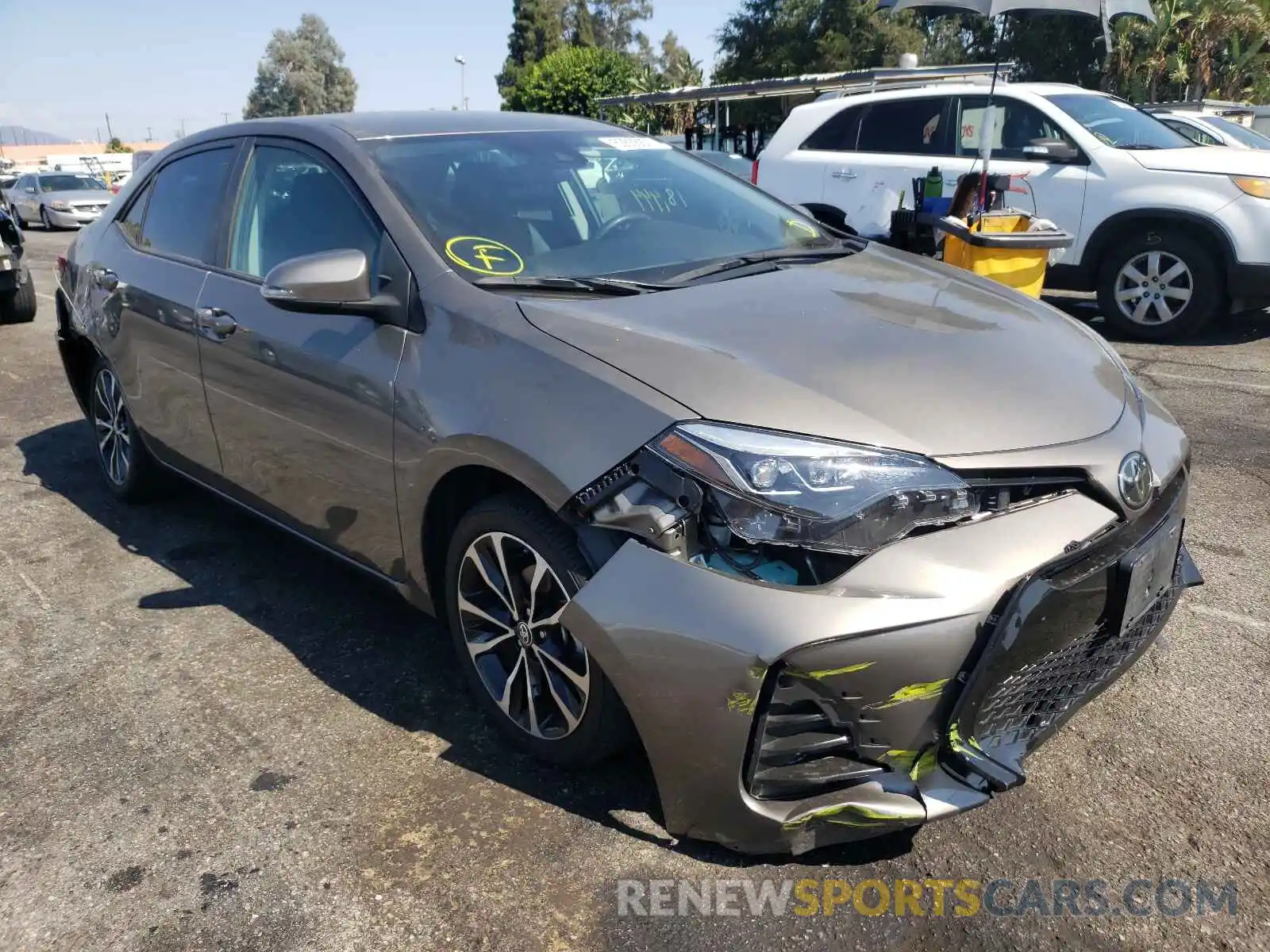 1 Photograph of a damaged car 5YFBURHE0KP894785 TOYOTA COROLLA 2019