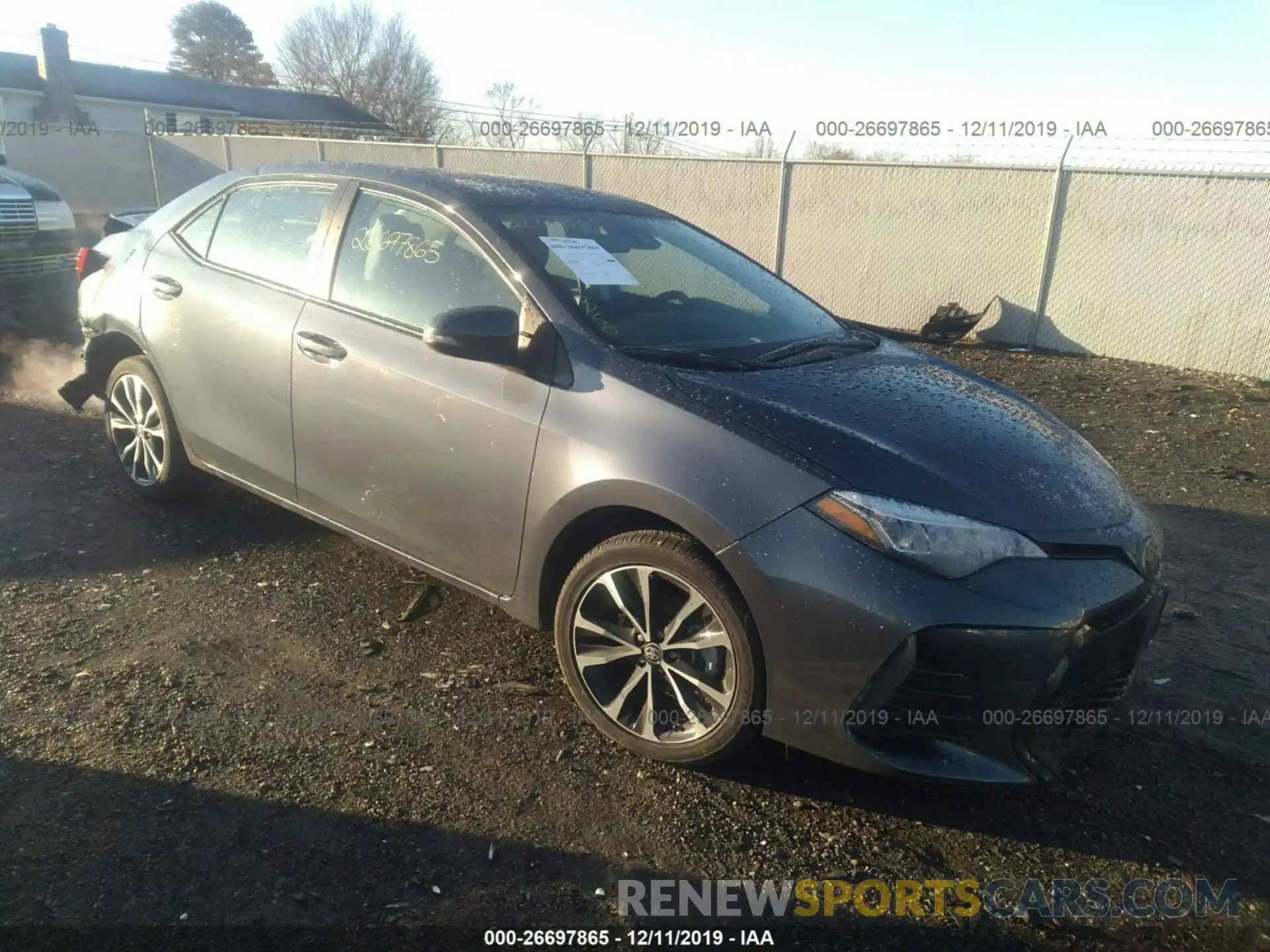 1 Photograph of a damaged car 5YFBURHE0KP895032 TOYOTA COROLLA 2019