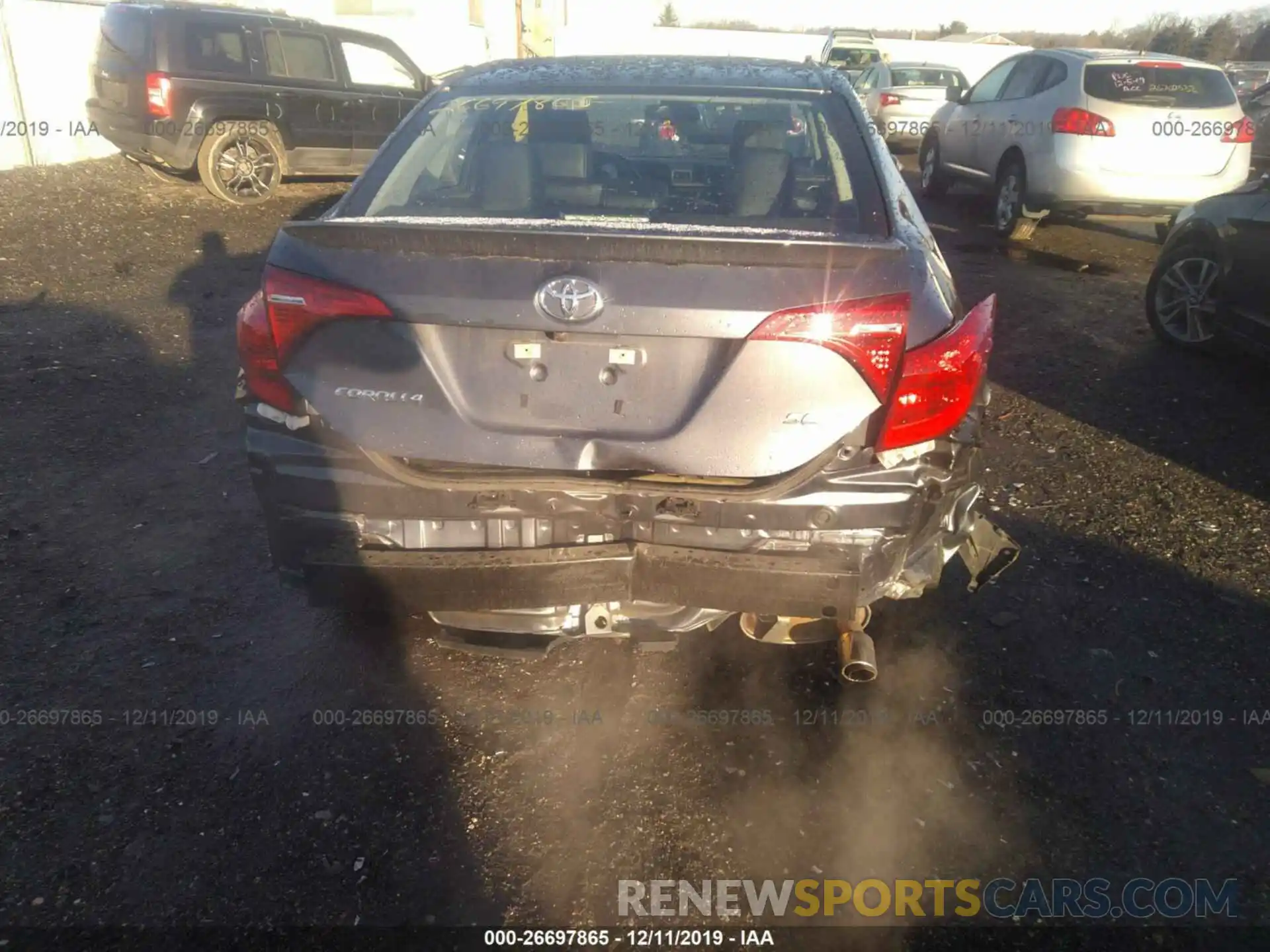 6 Photograph of a damaged car 5YFBURHE0KP895032 TOYOTA COROLLA 2019