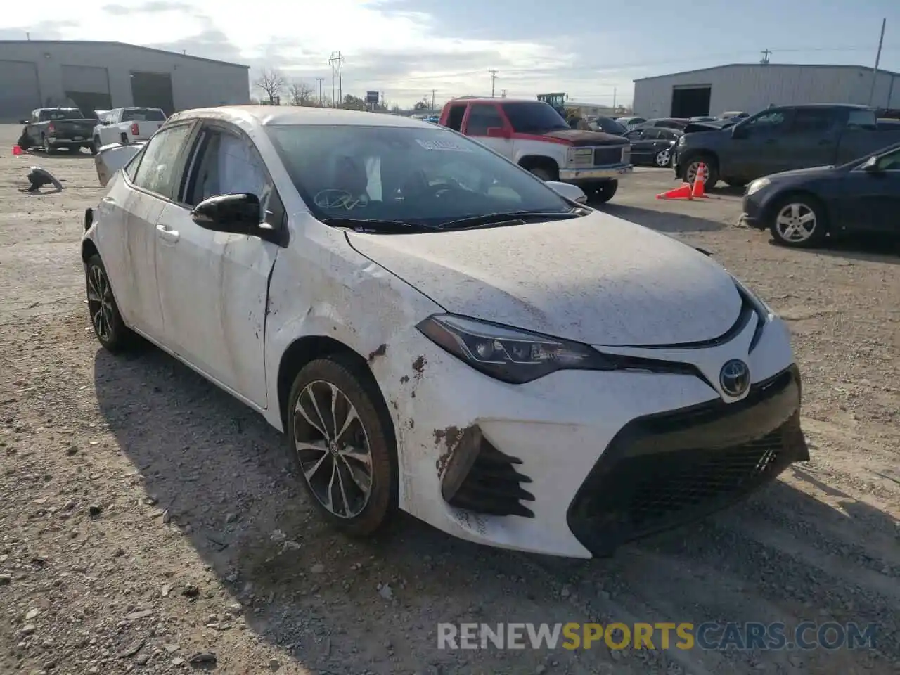 1 Photograph of a damaged car 5YFBURHE0KP895533 TOYOTA COROLLA 2019