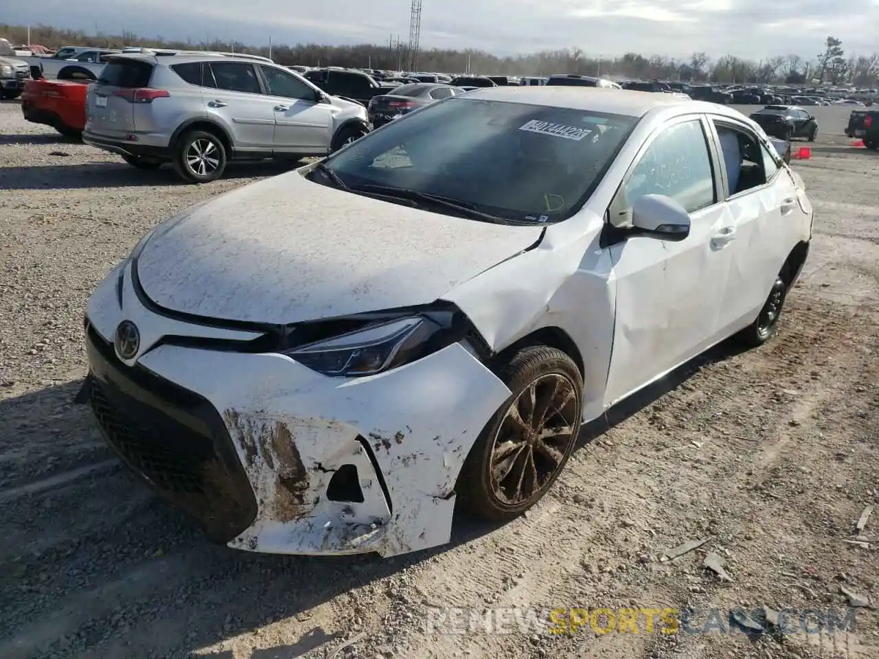 2 Photograph of a damaged car 5YFBURHE0KP895533 TOYOTA COROLLA 2019