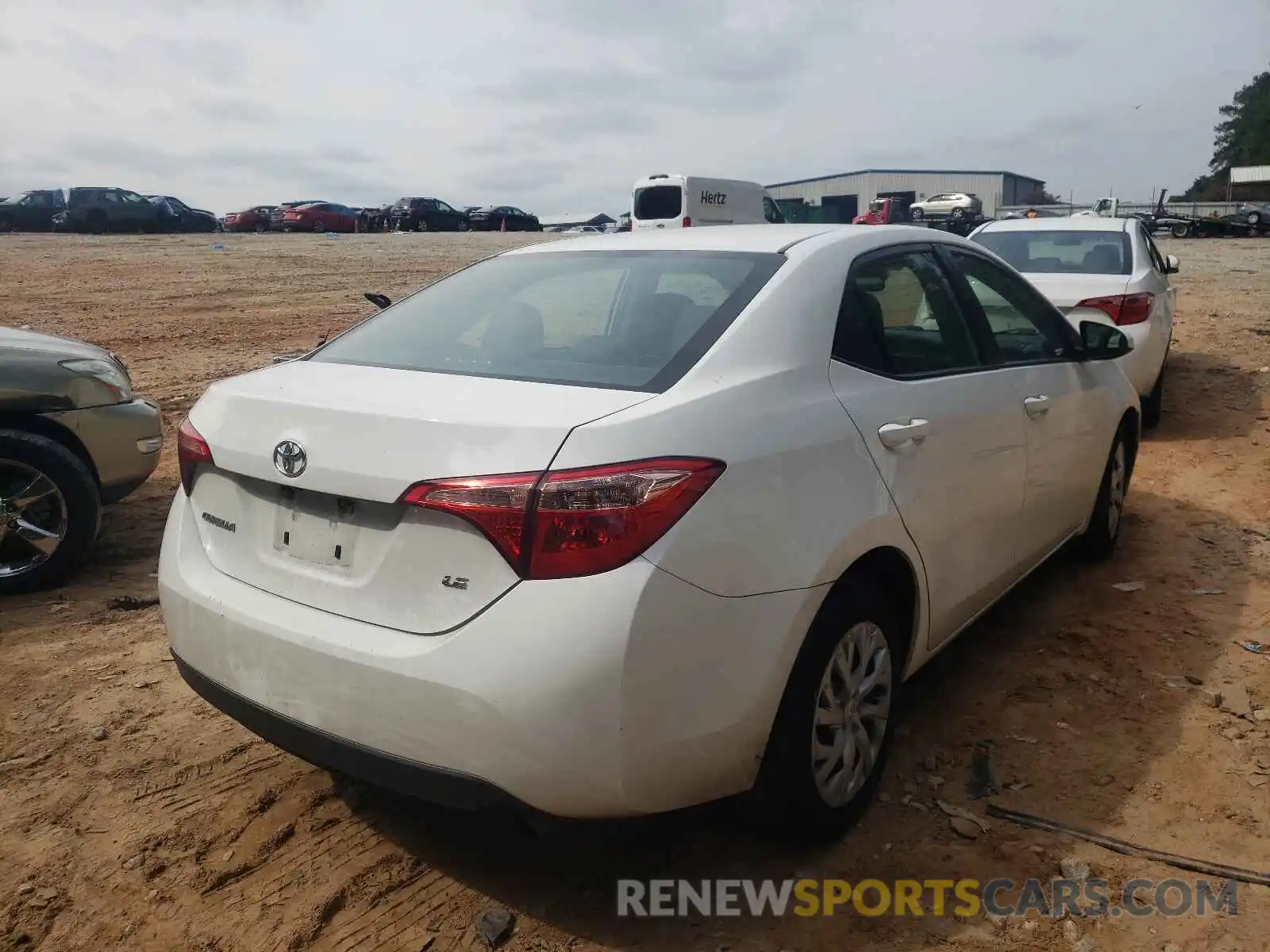 4 Photograph of a damaged car 5YFBURHE0KP895709 TOYOTA COROLLA 2019