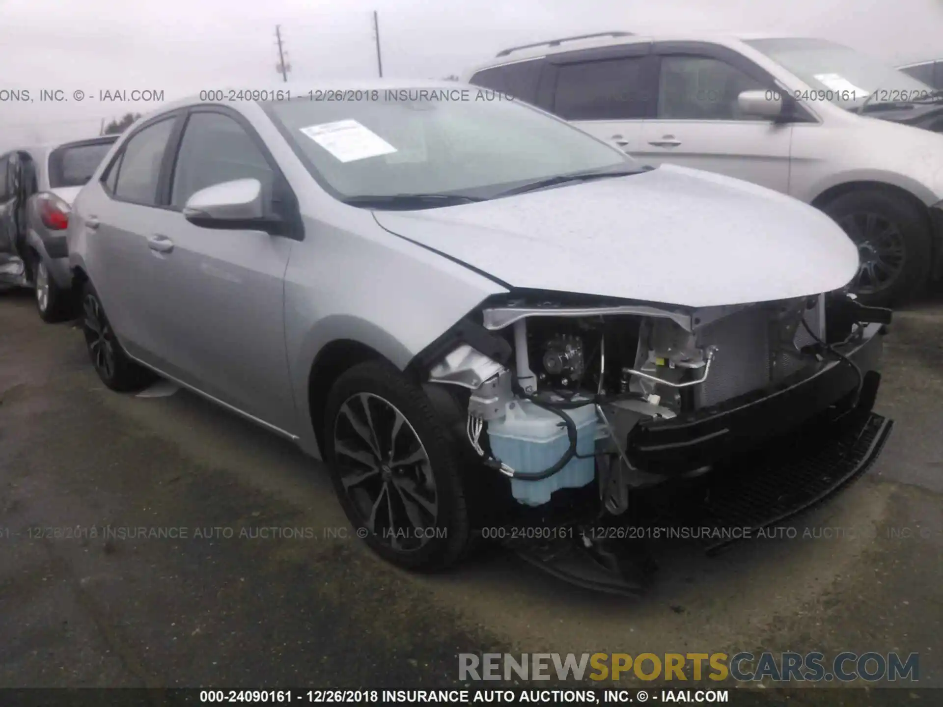 1 Photograph of a damaged car 5YFBURHE0KP895760 TOYOTA COROLLA 2019