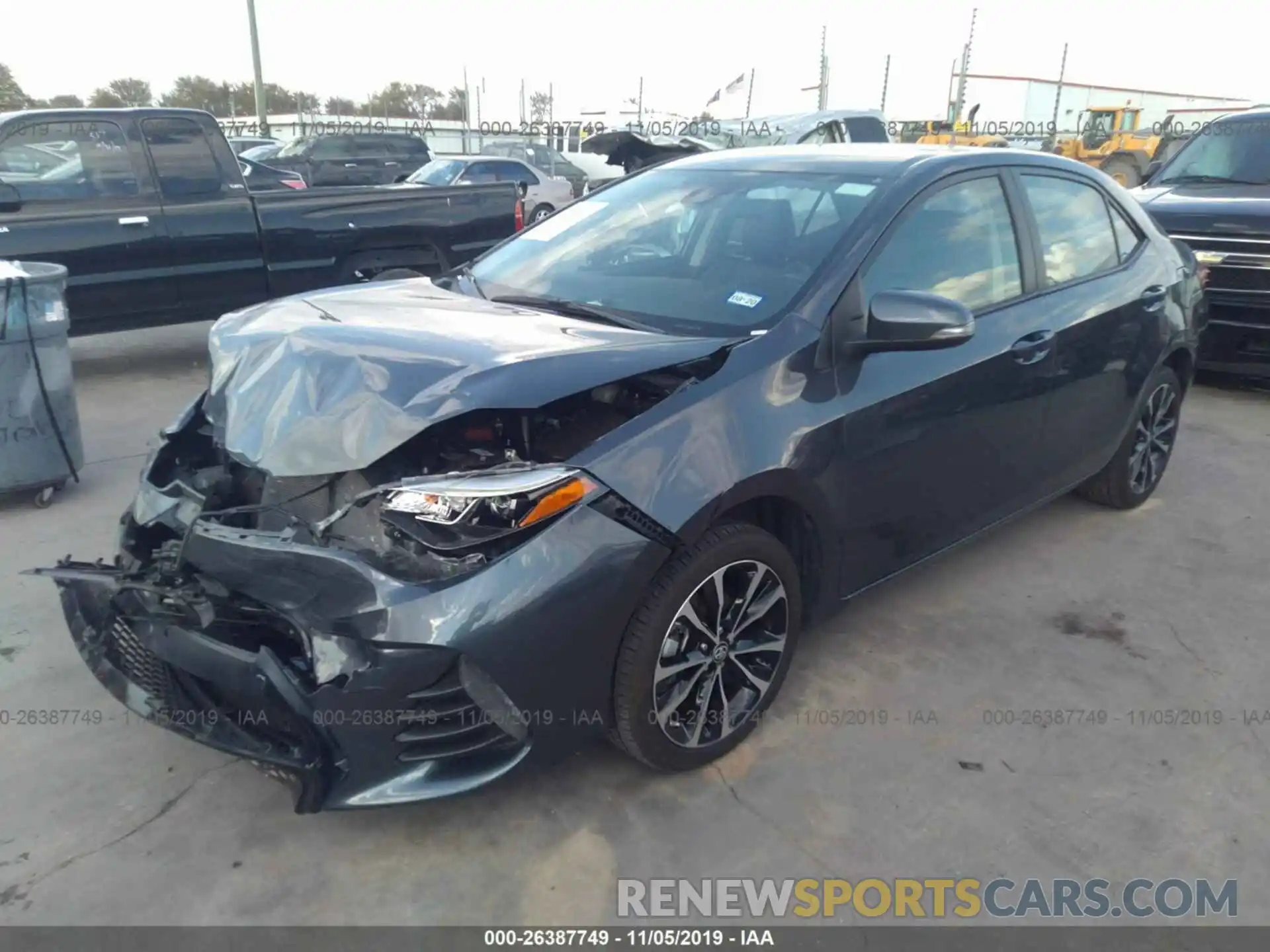 2 Photograph of a damaged car 5YFBURHE0KP896049 TOYOTA COROLLA 2019