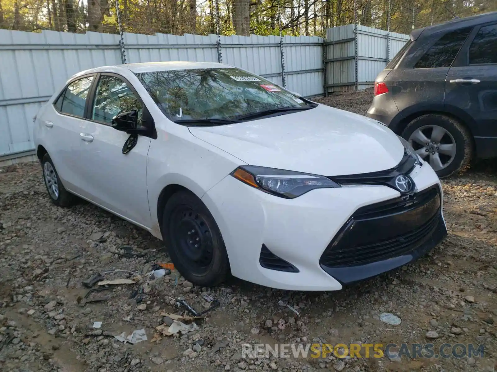 1 Photograph of a damaged car 5YFBURHE0KP896066 TOYOTA COROLLA 2019