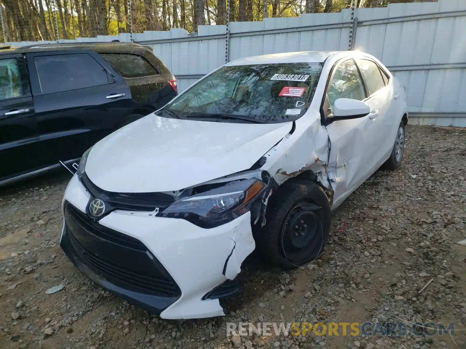 2 Photograph of a damaged car 5YFBURHE0KP896066 TOYOTA COROLLA 2019