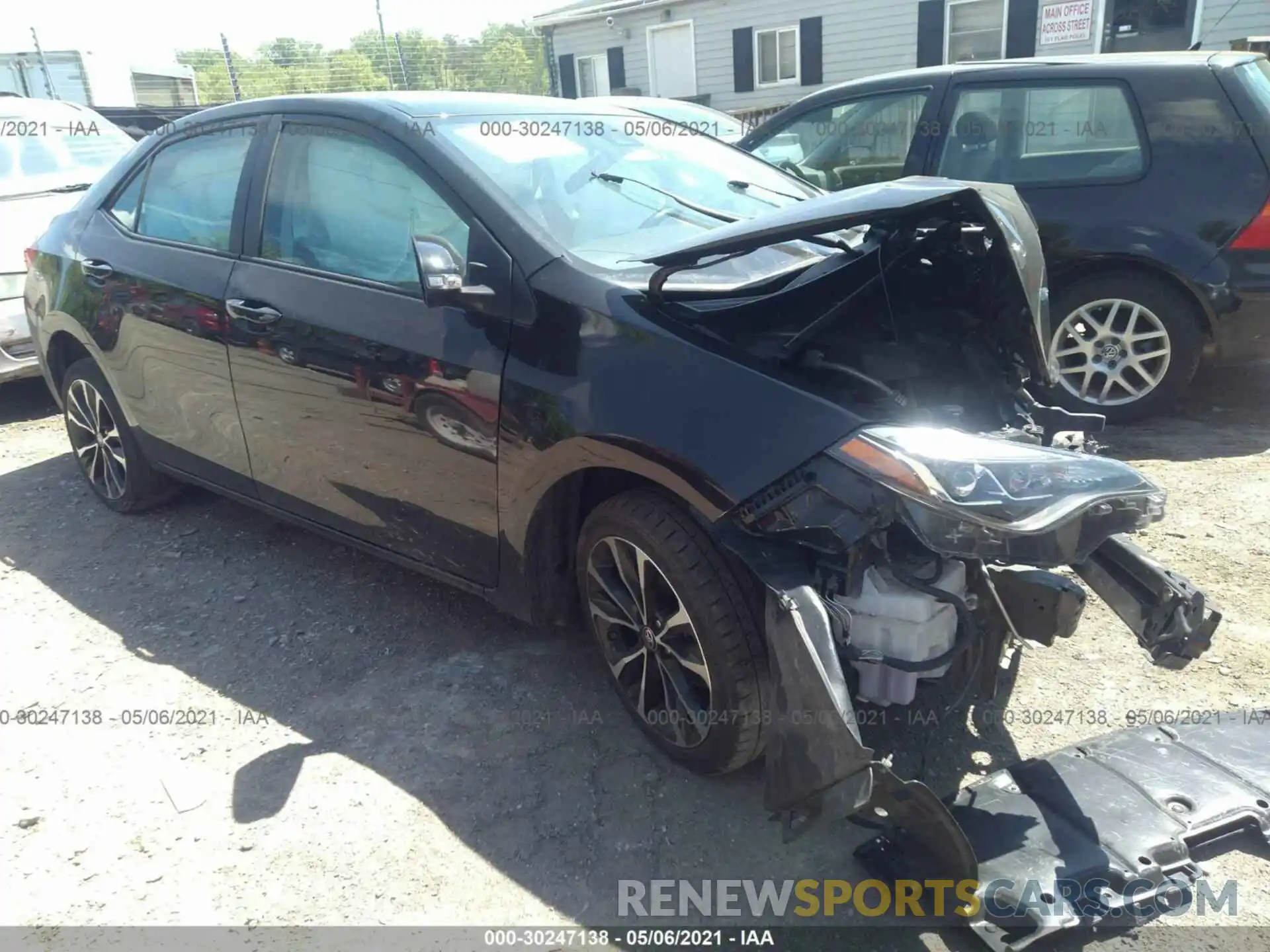 1 Photograph of a damaged car 5YFBURHE0KP896276 TOYOTA COROLLA 2019