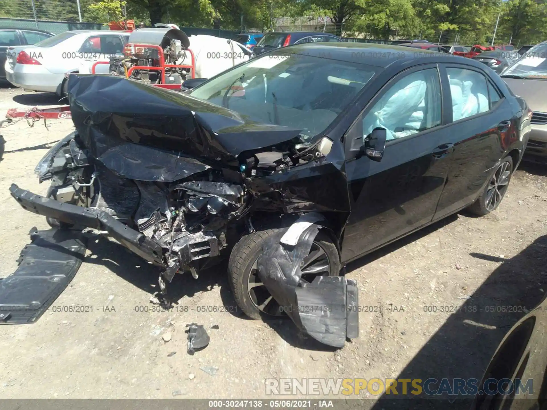 2 Photograph of a damaged car 5YFBURHE0KP896276 TOYOTA COROLLA 2019