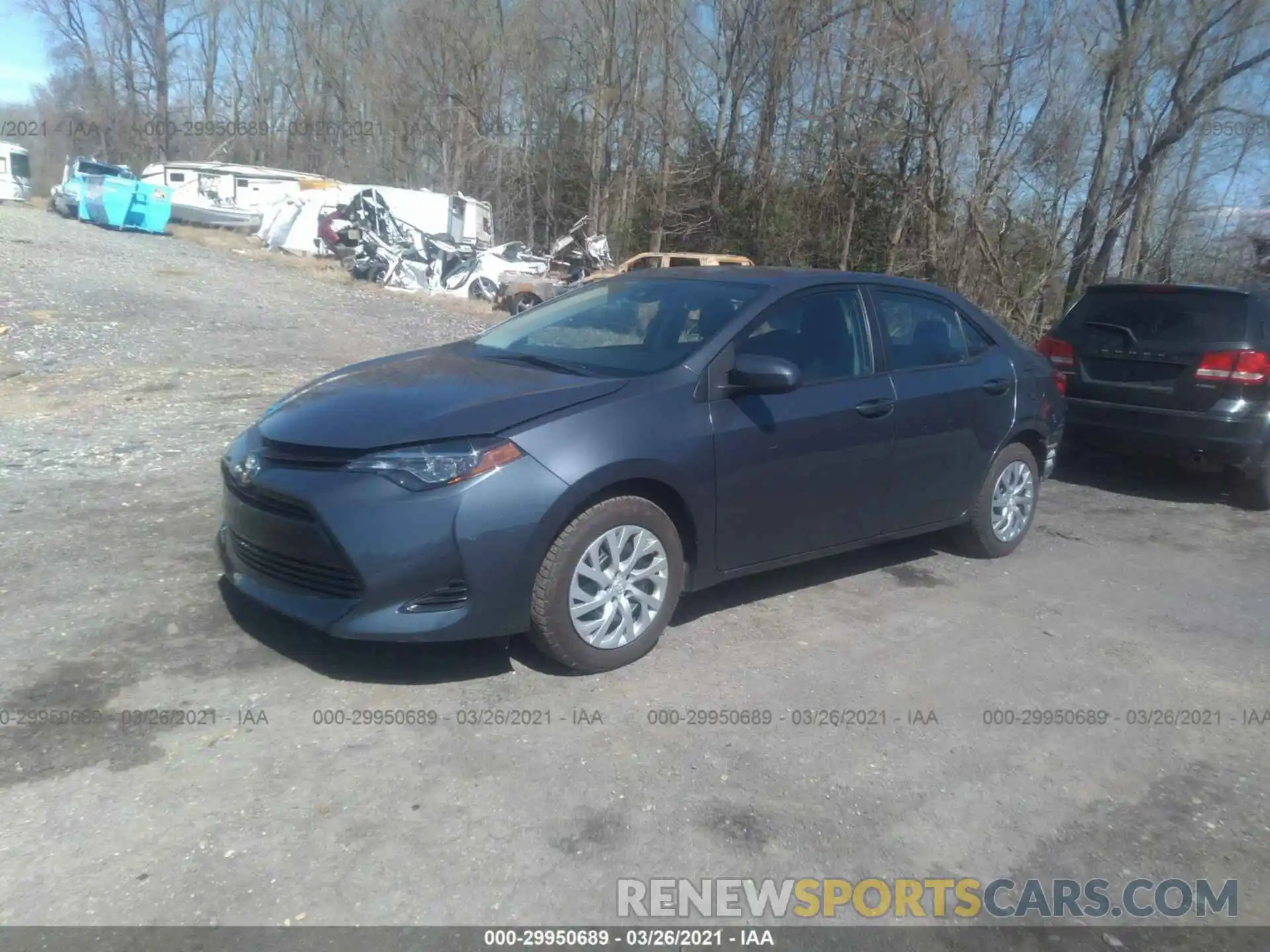 2 Photograph of a damaged car 5YFBURHE0KP896469 TOYOTA COROLLA 2019