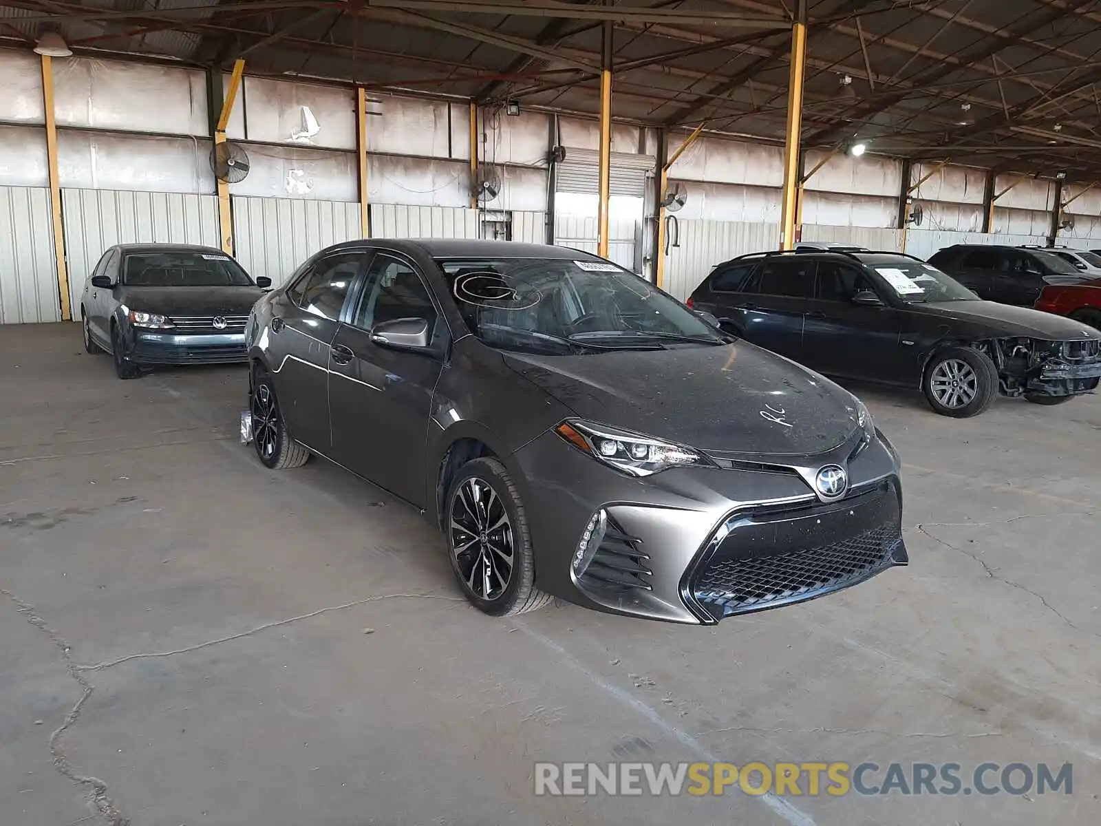 1 Photograph of a damaged car 5YFBURHE0KP896567 TOYOTA COROLLA 2019