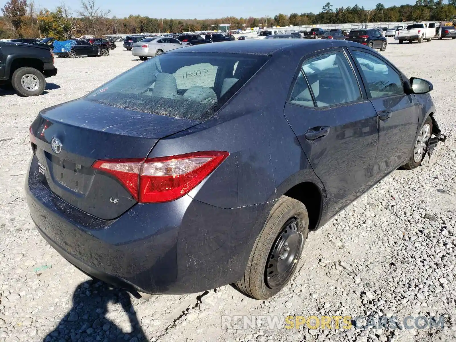 4 Photograph of a damaged car 5YFBURHE0KP896827 TOYOTA COROLLA 2019