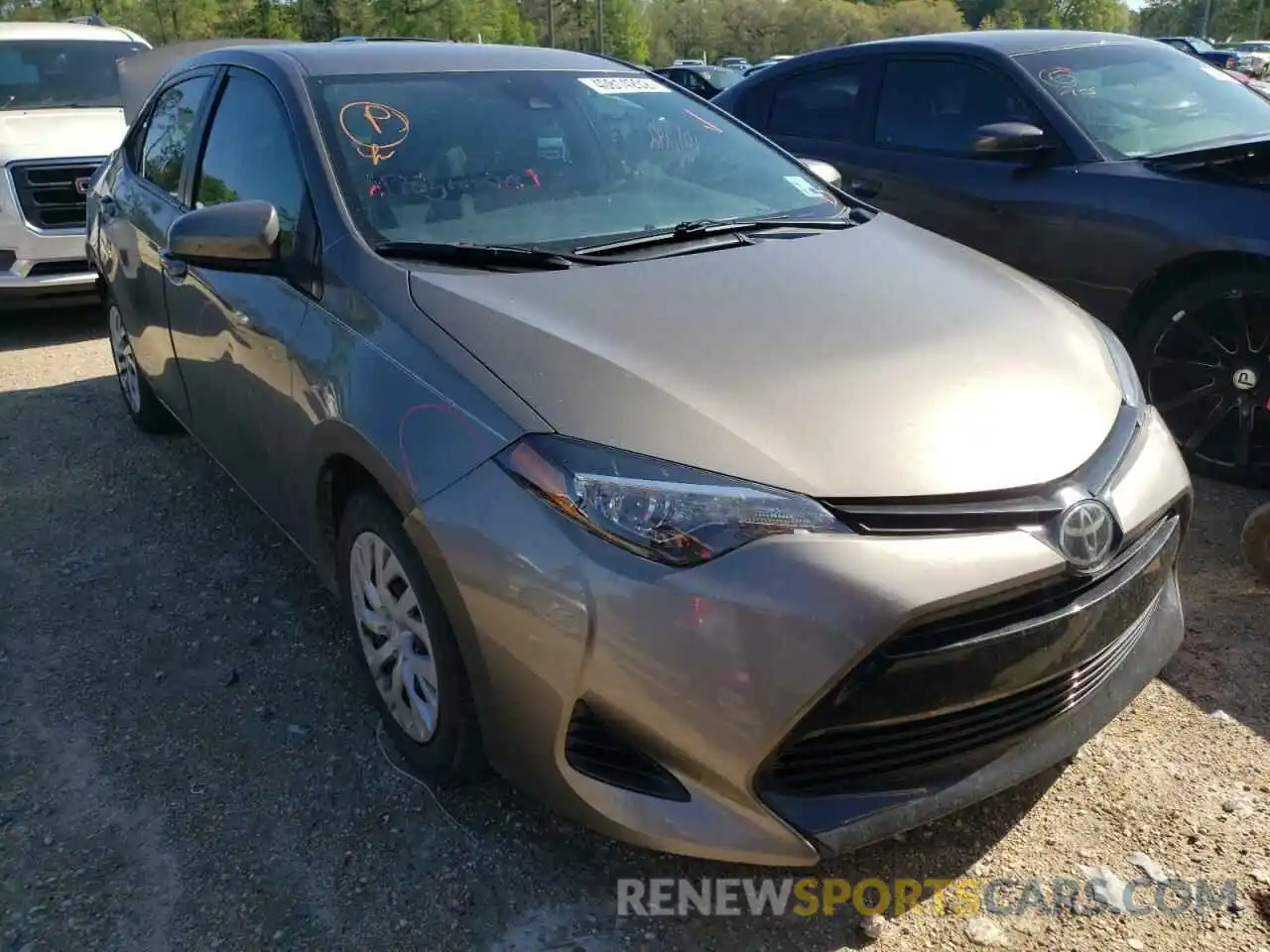 1 Photograph of a damaged car 5YFBURHE0KP896942 TOYOTA COROLLA 2019