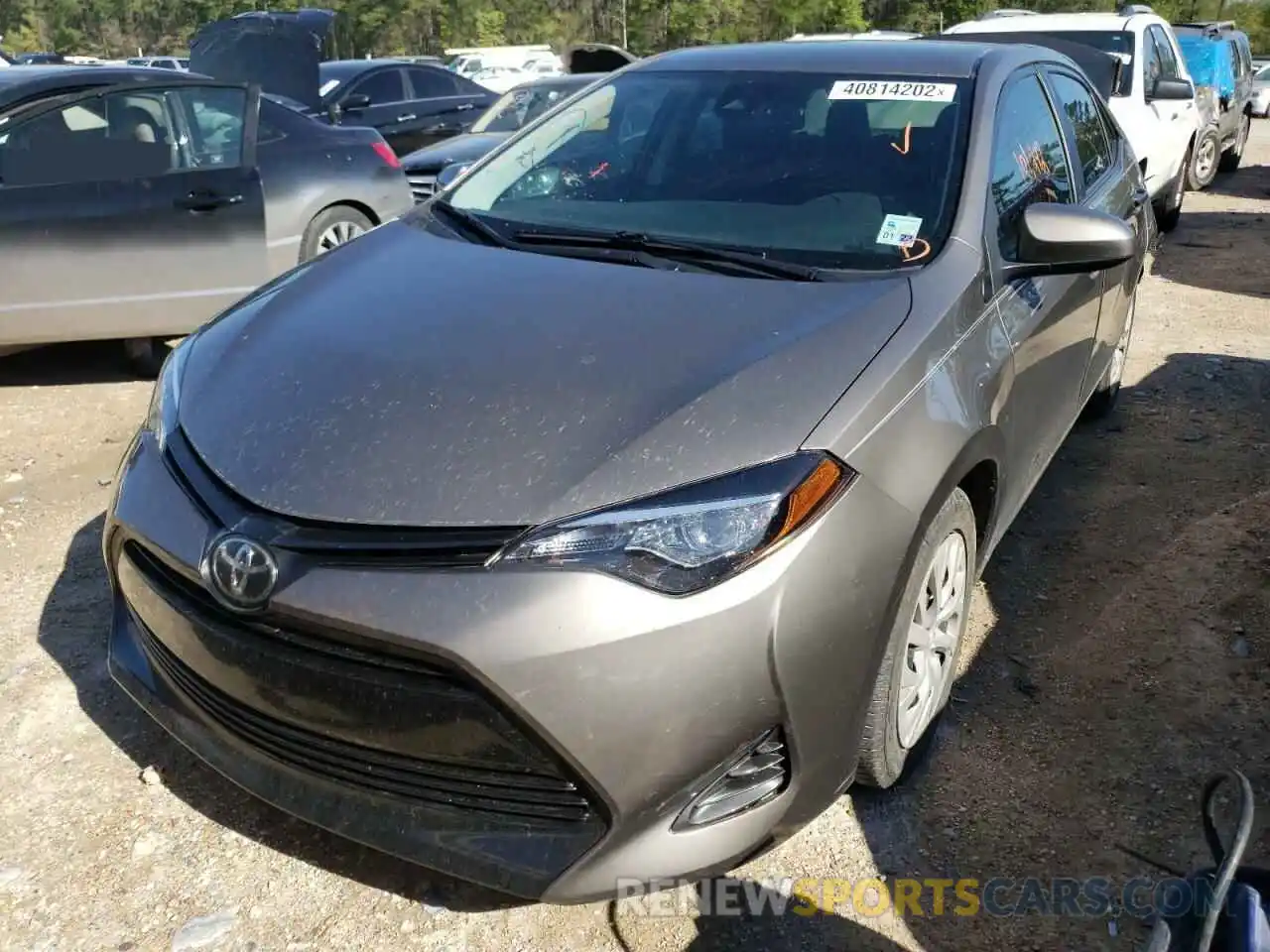 2 Photograph of a damaged car 5YFBURHE0KP896942 TOYOTA COROLLA 2019