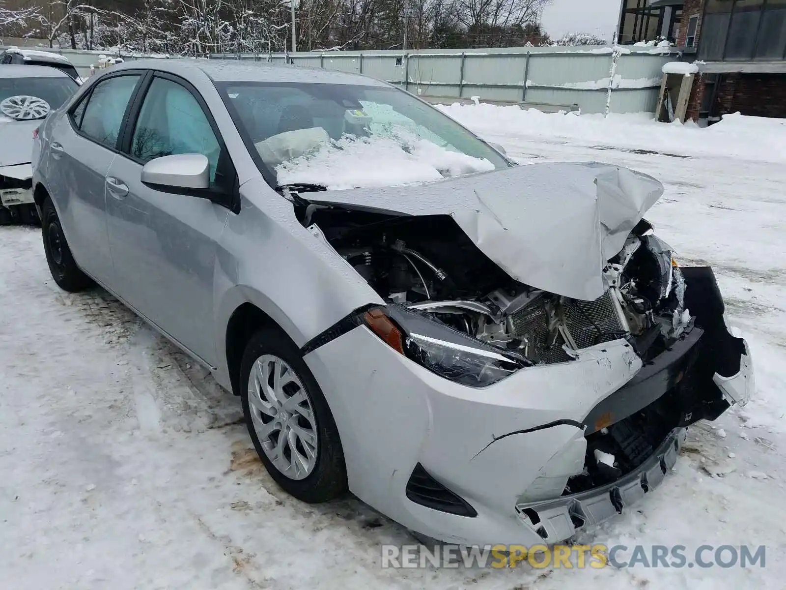 1 Photograph of a damaged car 5YFBURHE0KP896990 TOYOTA COROLLA 2019