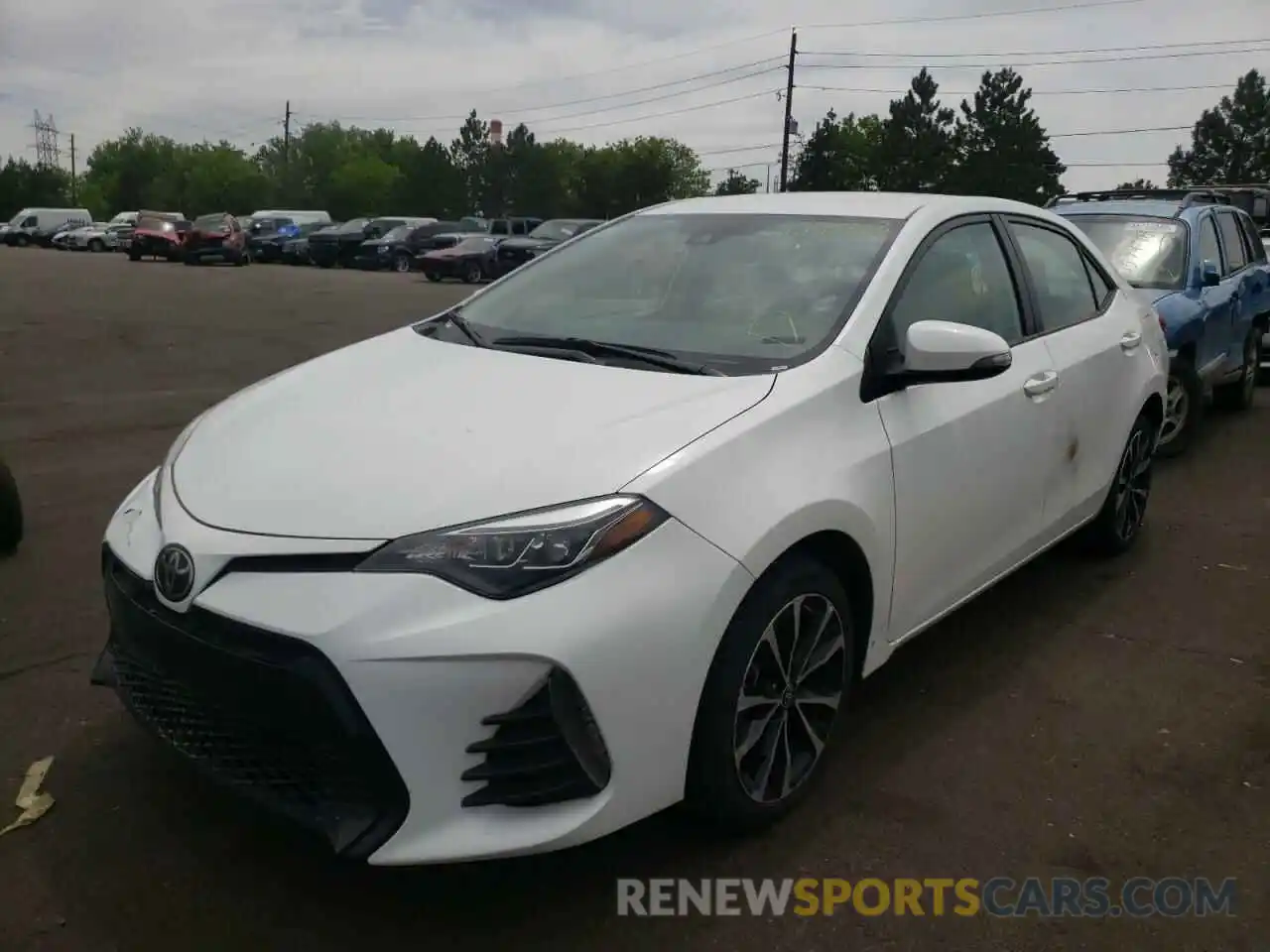 2 Photograph of a damaged car 5YFBURHE0KP897217 TOYOTA COROLLA 2019