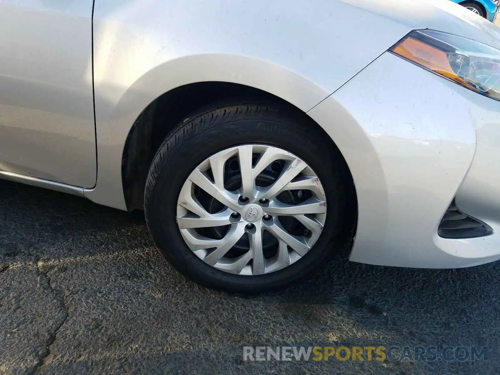 9 Photograph of a damaged car 5YFBURHE0KP897721 TOYOTA COROLLA 2019