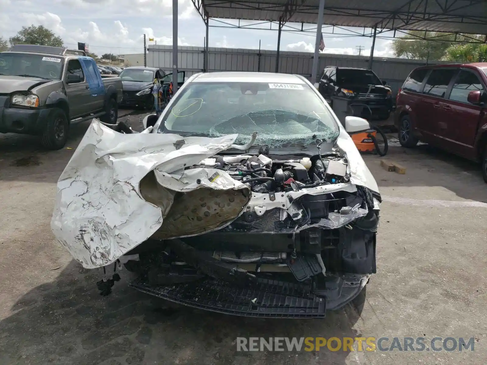 9 Photograph of a damaged car 5YFBURHE0KP897881 TOYOTA COROLLA 2019