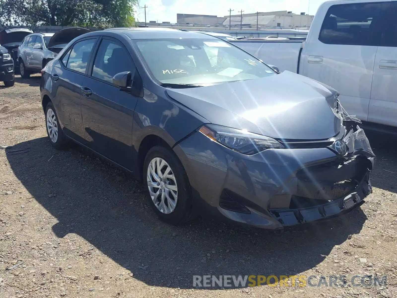 1 Photograph of a damaged car 5YFBURHE0KP897914 TOYOTA COROLLA 2019