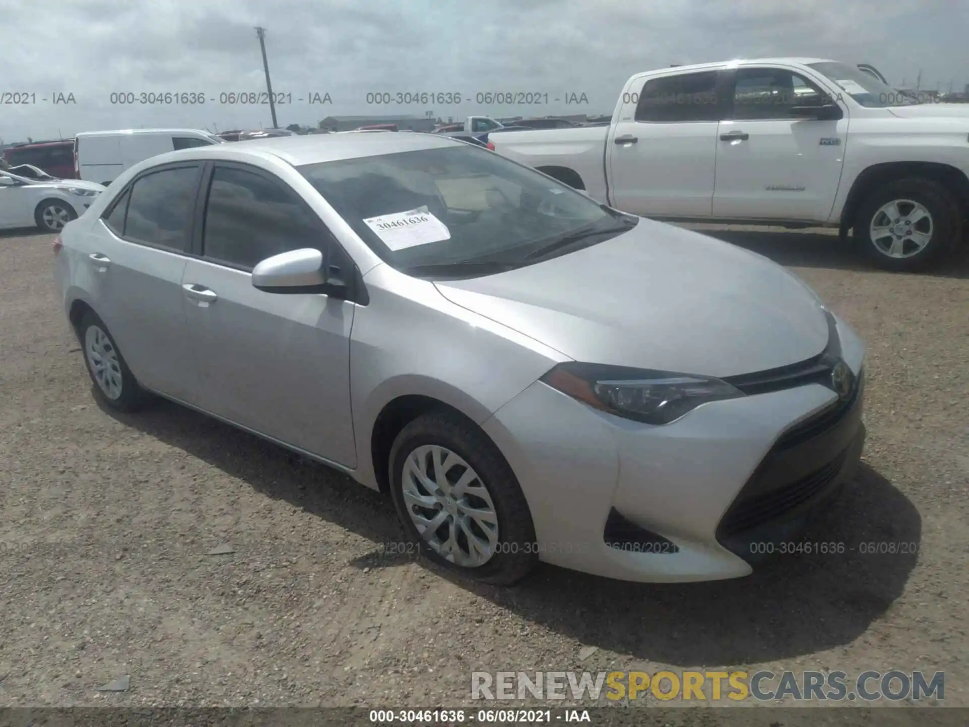 1 Photograph of a damaged car 5YFBURHE0KP897976 TOYOTA COROLLA 2019