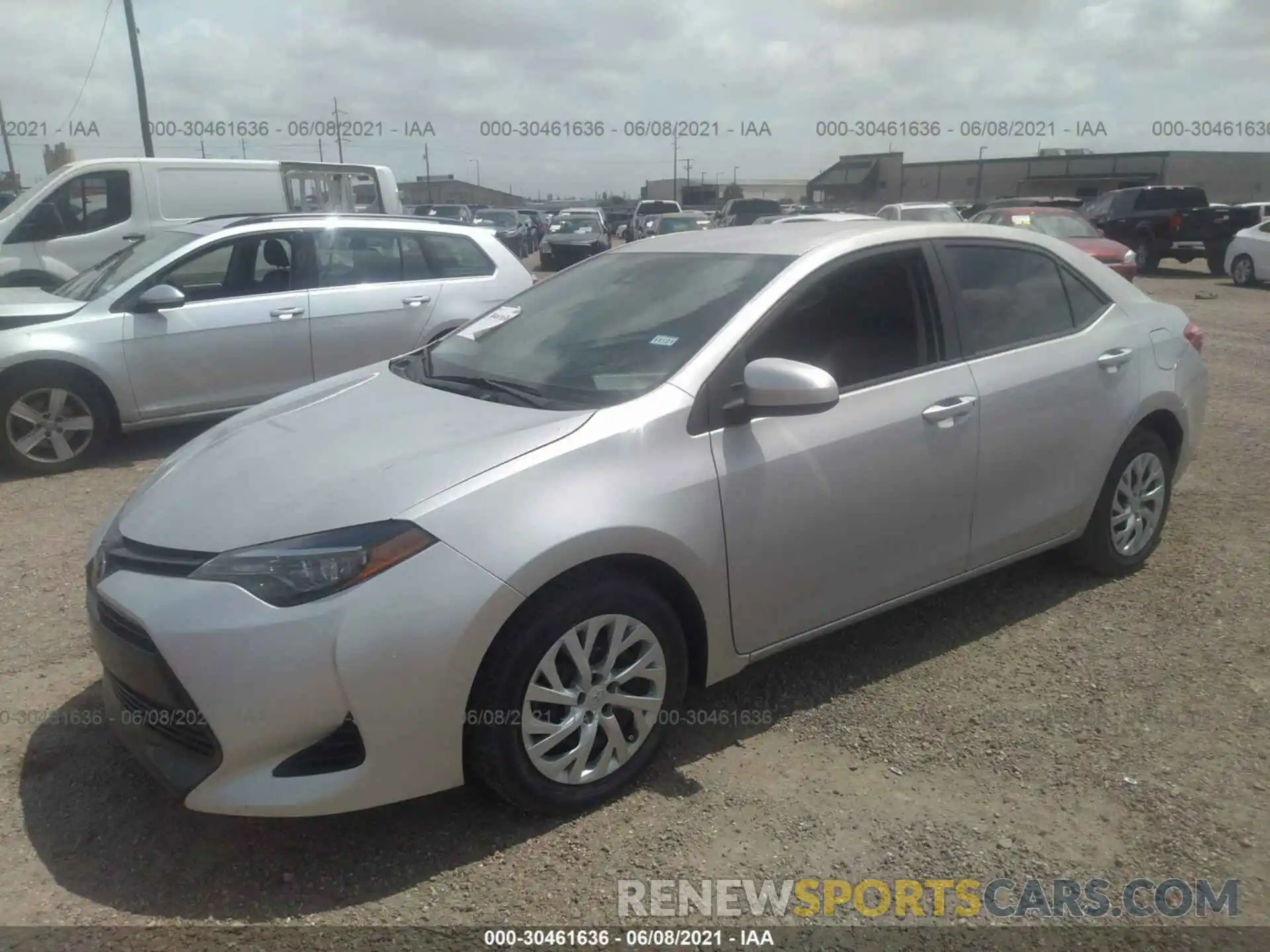 2 Photograph of a damaged car 5YFBURHE0KP897976 TOYOTA COROLLA 2019