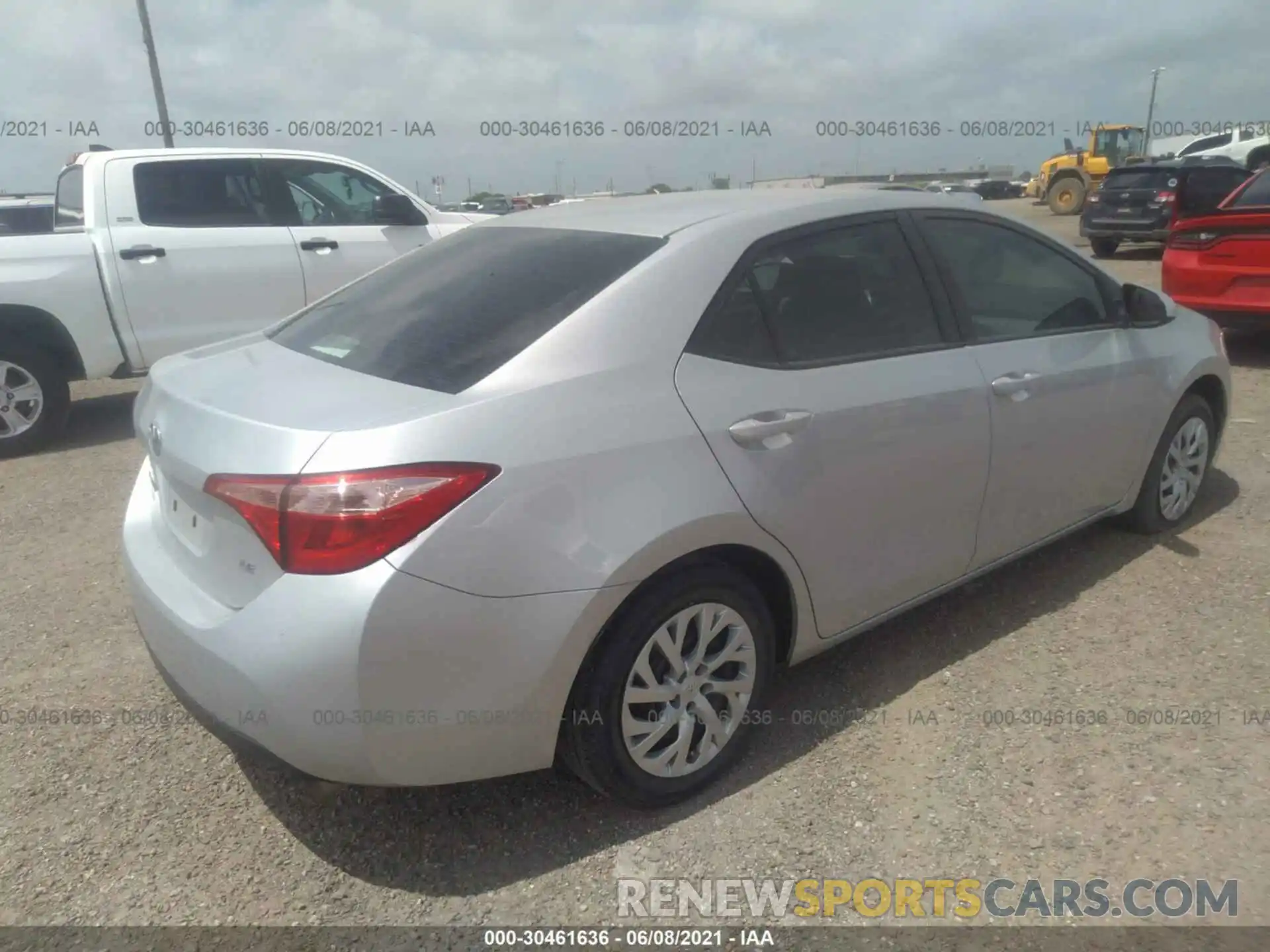 4 Photograph of a damaged car 5YFBURHE0KP897976 TOYOTA COROLLA 2019