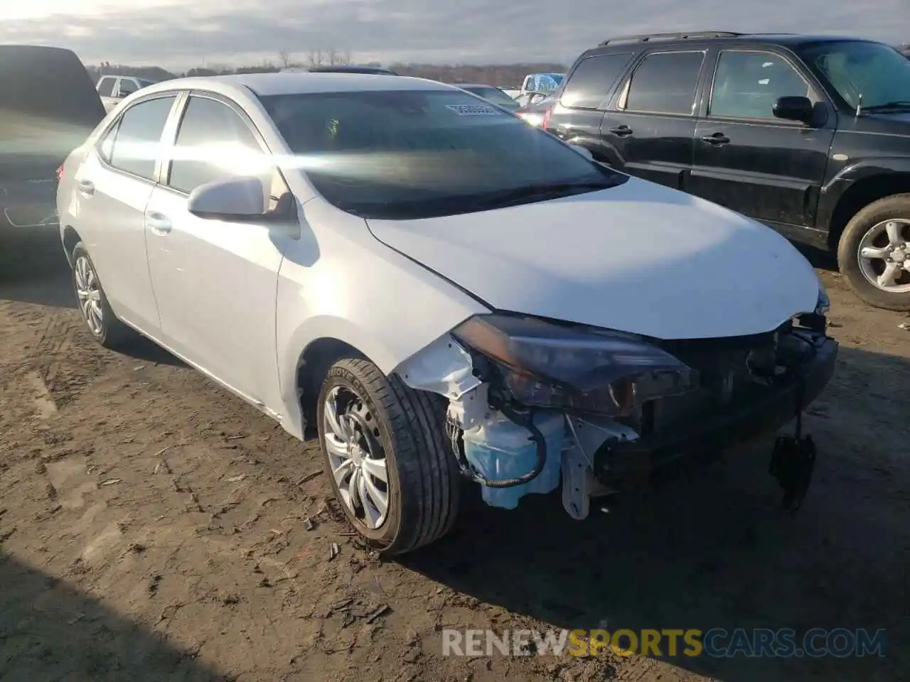 1 Photograph of a damaged car 5YFBURHE0KP898271 TOYOTA COROLLA 2019