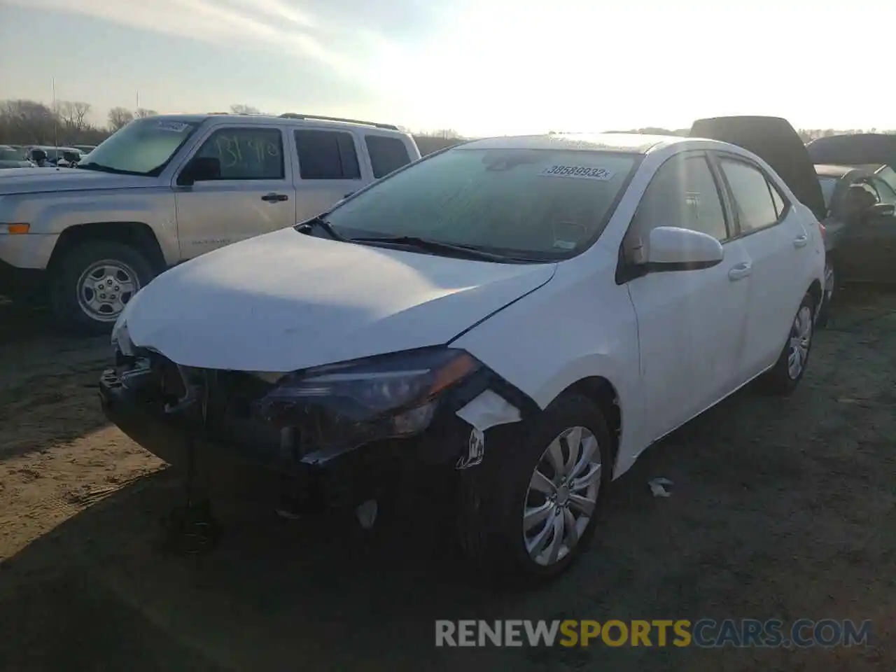 2 Photograph of a damaged car 5YFBURHE0KP898271 TOYOTA COROLLA 2019