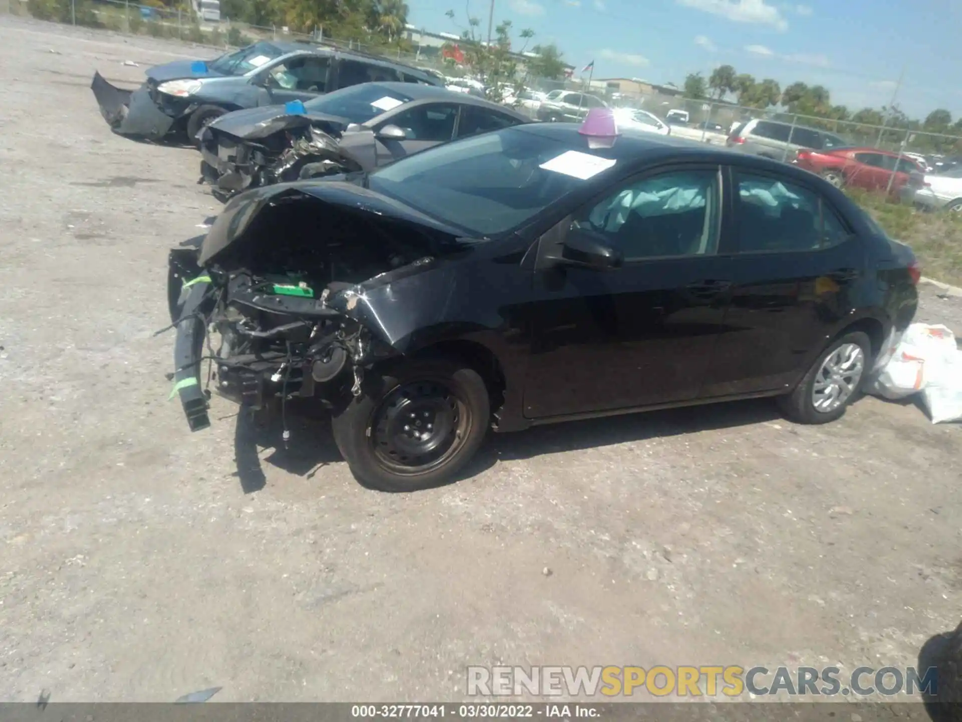 2 Photograph of a damaged car 5YFBURHE0KP898500 TOYOTA COROLLA 2019