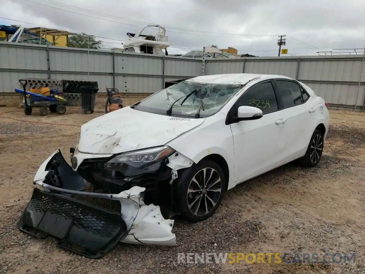 2 Photograph of a damaged car 5YFBURHE0KP898786 TOYOTA COROLLA 2019