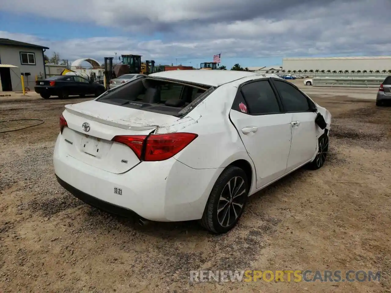 4 Photograph of a damaged car 5YFBURHE0KP898786 TOYOTA COROLLA 2019