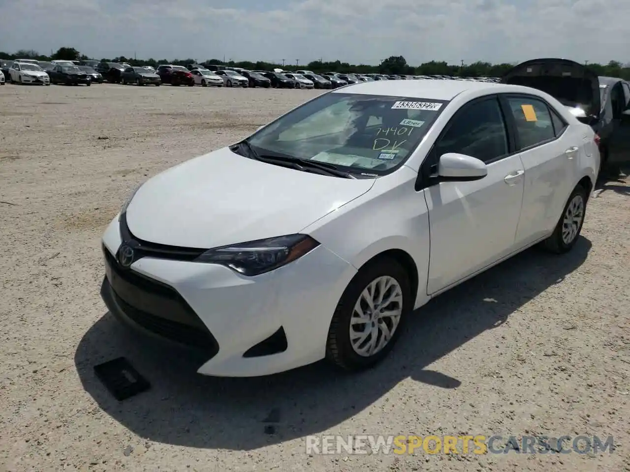 2 Photograph of a damaged car 5YFBURHE0KP898903 TOYOTA COROLLA 2019