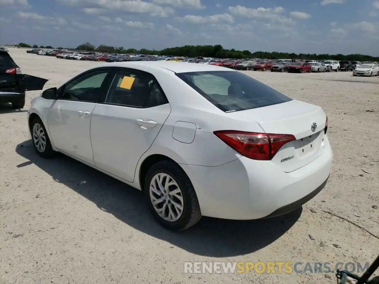 3 Photograph of a damaged car 5YFBURHE0KP898903 TOYOTA COROLLA 2019