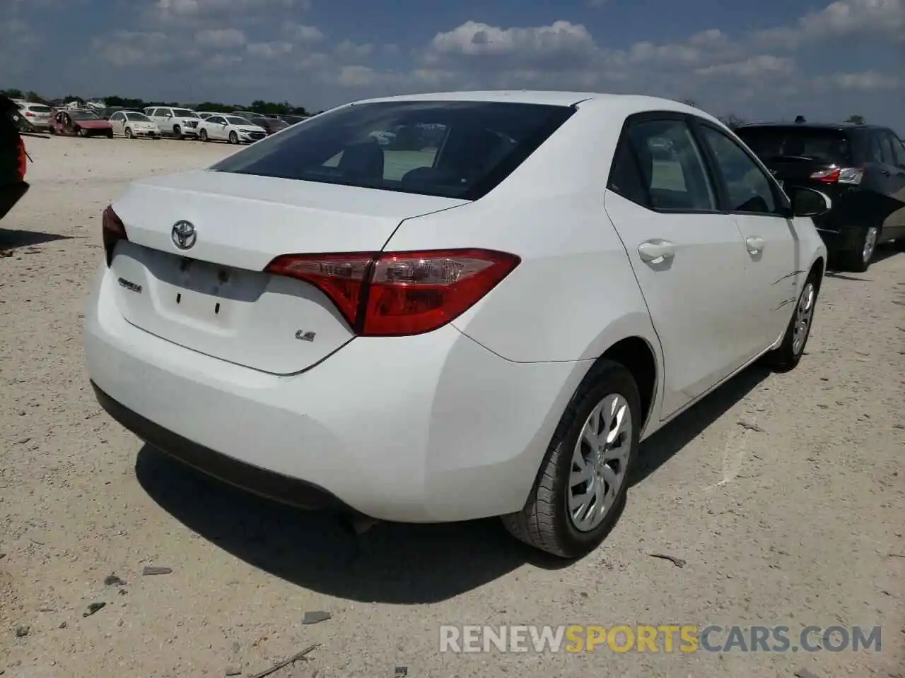 4 Photograph of a damaged car 5YFBURHE0KP898903 TOYOTA COROLLA 2019