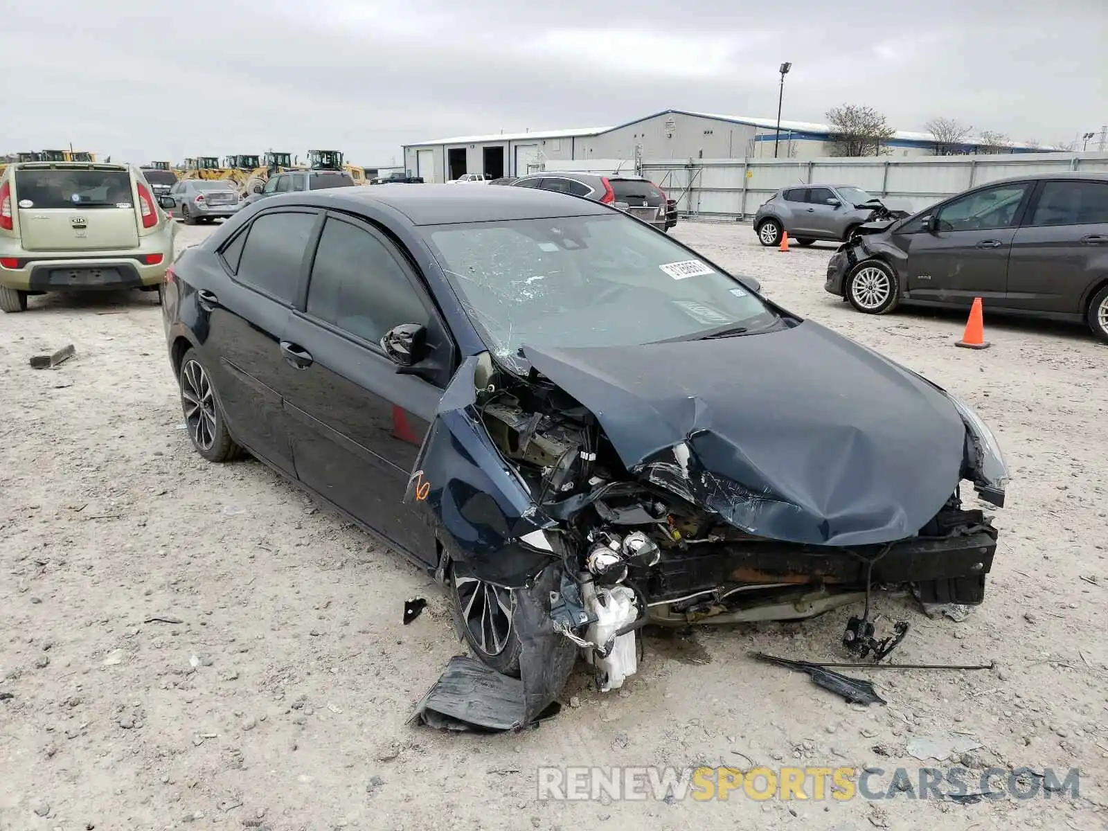 1 Photograph of a damaged car 5YFBURHE0KP898934 TOYOTA COROLLA 2019