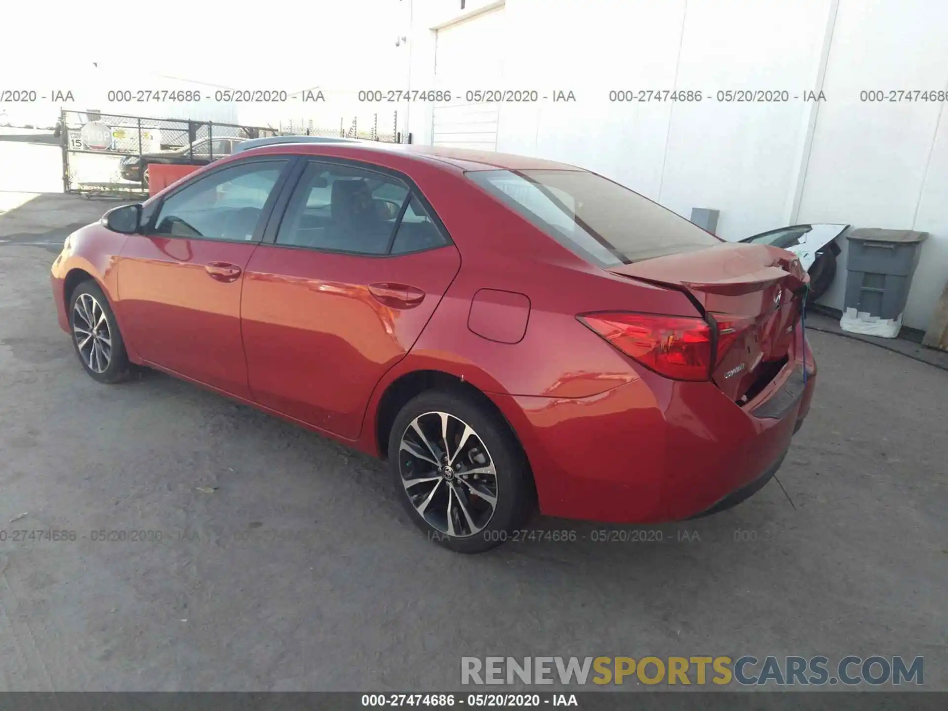 3 Photograph of a damaged car 5YFBURHE0KP899632 TOYOTA COROLLA 2019