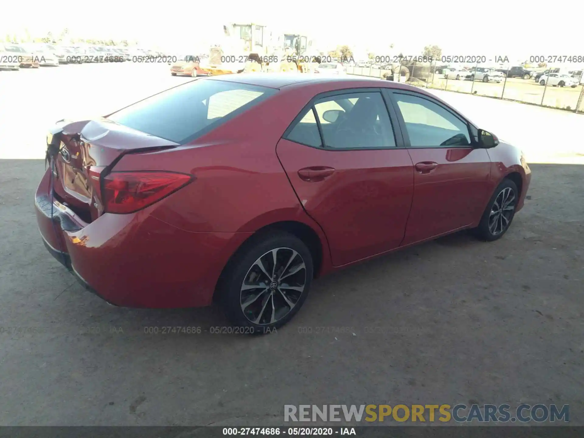 4 Photograph of a damaged car 5YFBURHE0KP899632 TOYOTA COROLLA 2019