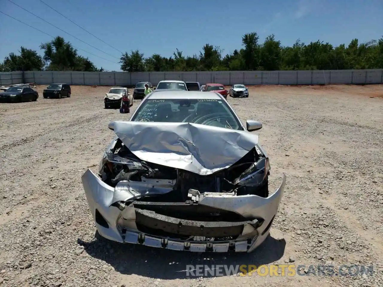 9 Photograph of a damaged car 5YFBURHE0KP899694 TOYOTA COROLLA 2019