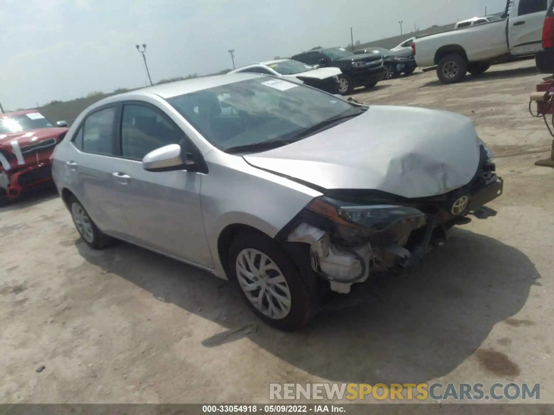 1 Photograph of a damaged car 5YFBURHE0KP899730 TOYOTA COROLLA 2019