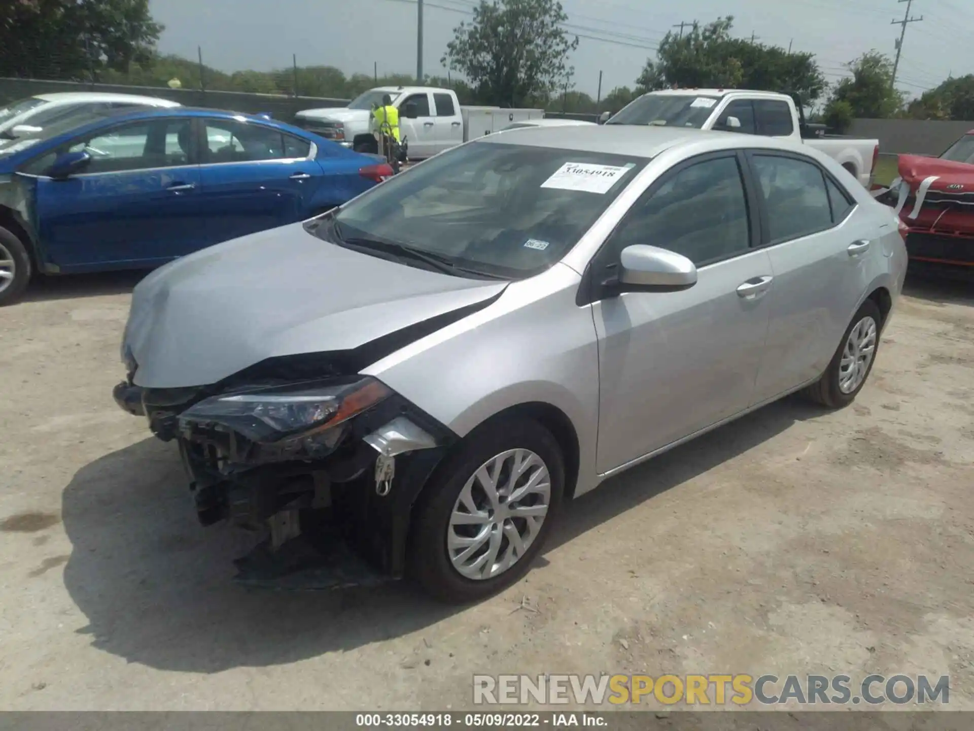 2 Photograph of a damaged car 5YFBURHE0KP899730 TOYOTA COROLLA 2019