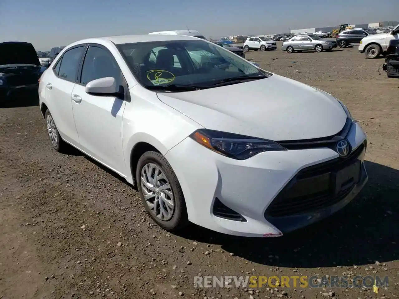 1 Photograph of a damaged car 5YFBURHE0KP899923 TOYOTA COROLLA 2019