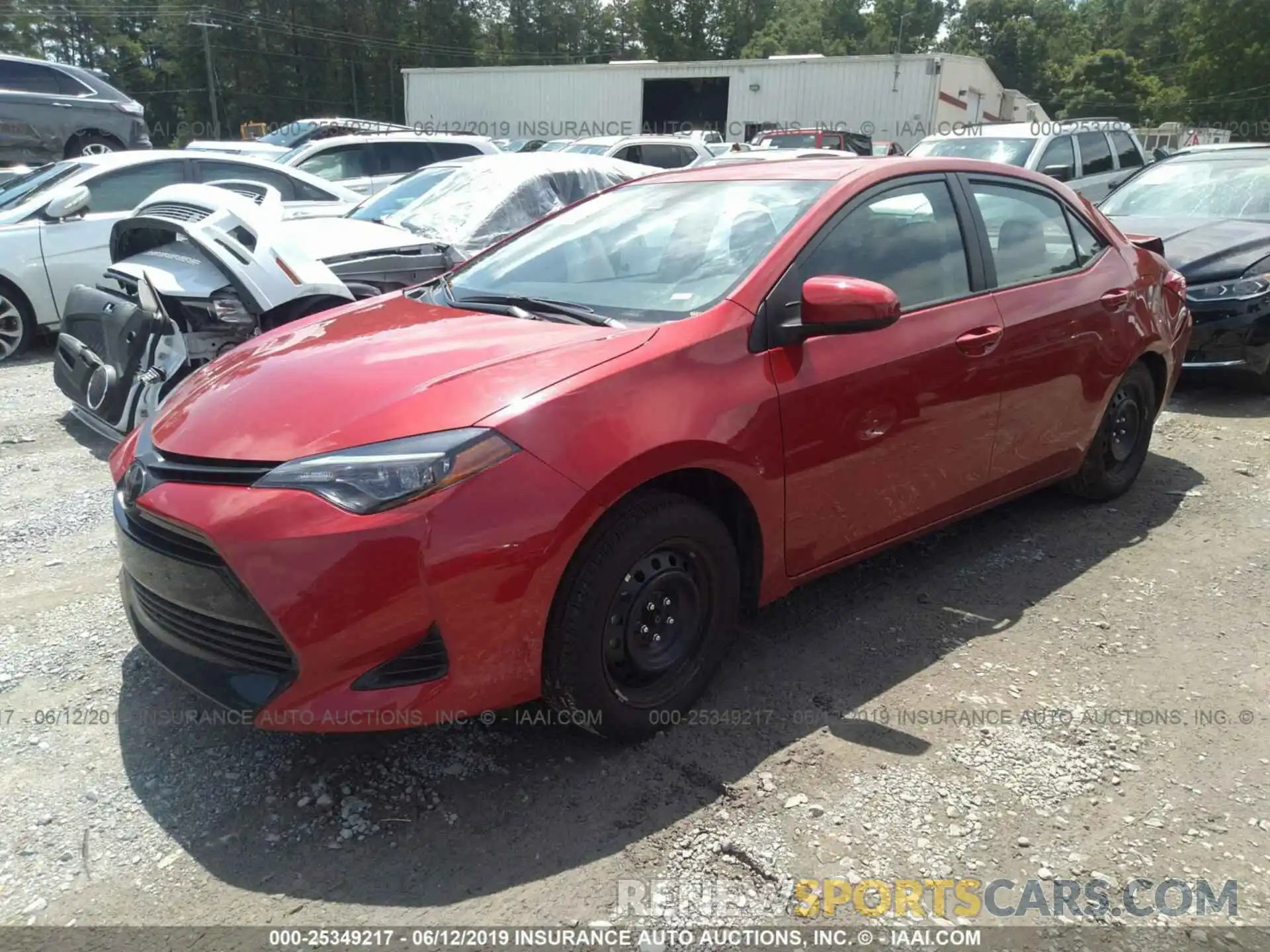 2 Photograph of a damaged car 5YFBURHE0KP900357 TOYOTA COROLLA 2019