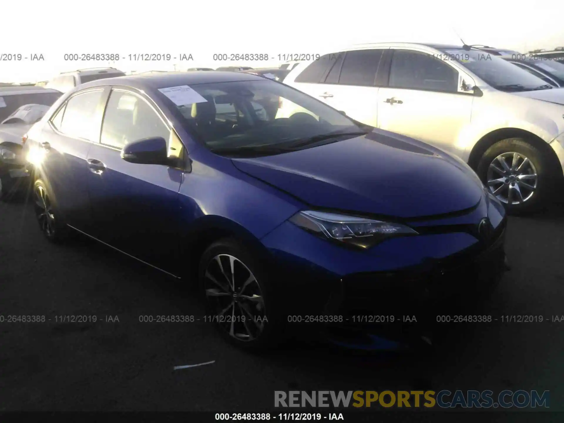 1 Photograph of a damaged car 5YFBURHE0KP900701 TOYOTA COROLLA 2019