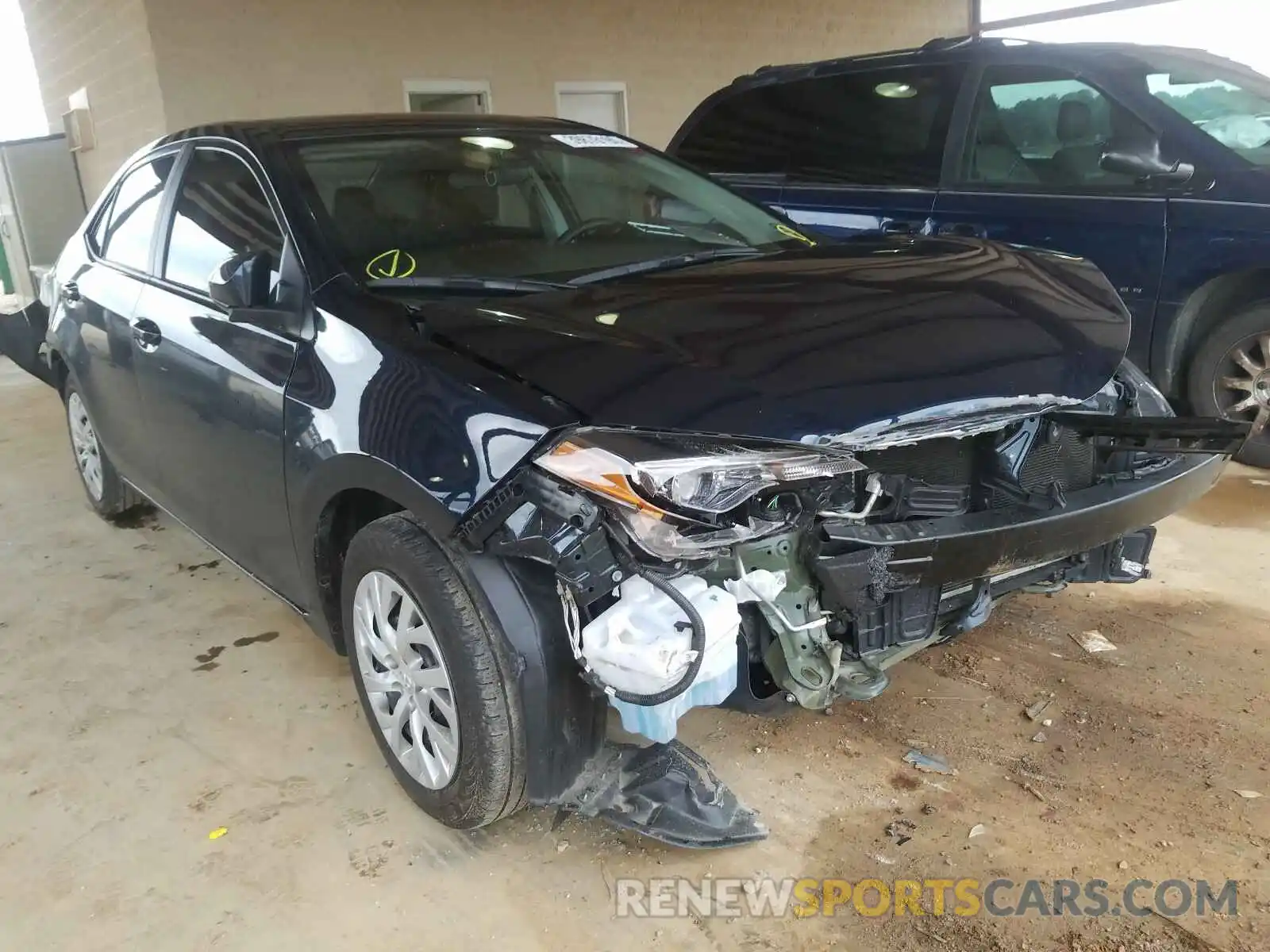 1 Photograph of a damaged car 5YFBURHE0KP901007 TOYOTA COROLLA 2019