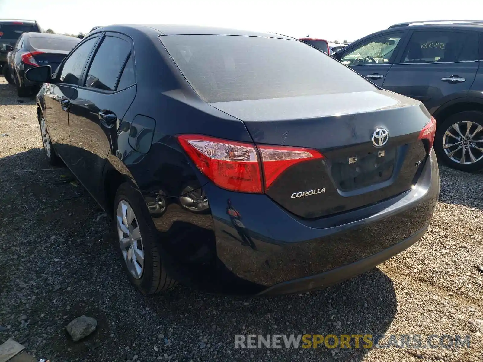 3 Photograph of a damaged car 5YFBURHE0KP901184 TOYOTA COROLLA 2019