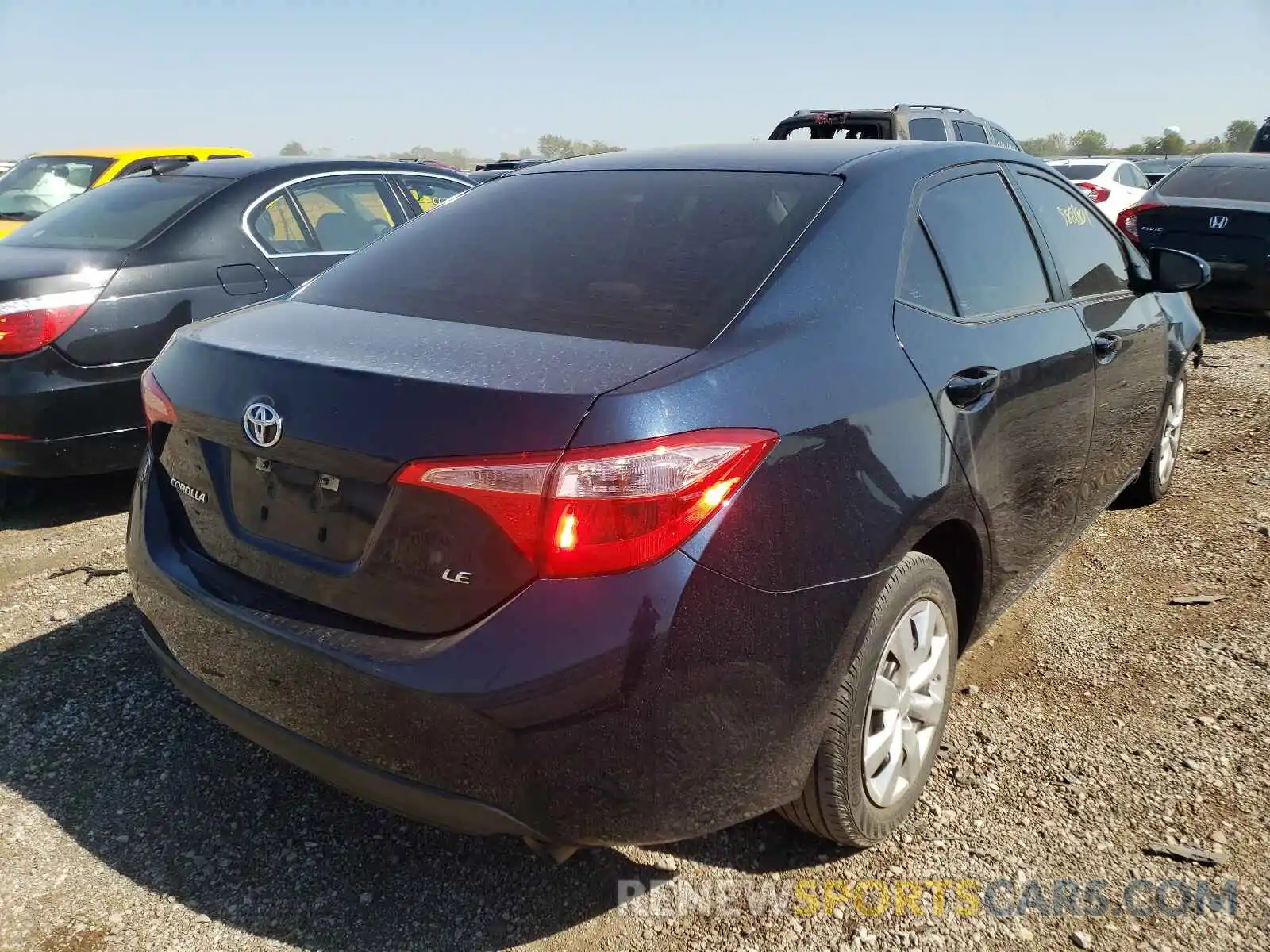 4 Photograph of a damaged car 5YFBURHE0KP901184 TOYOTA COROLLA 2019