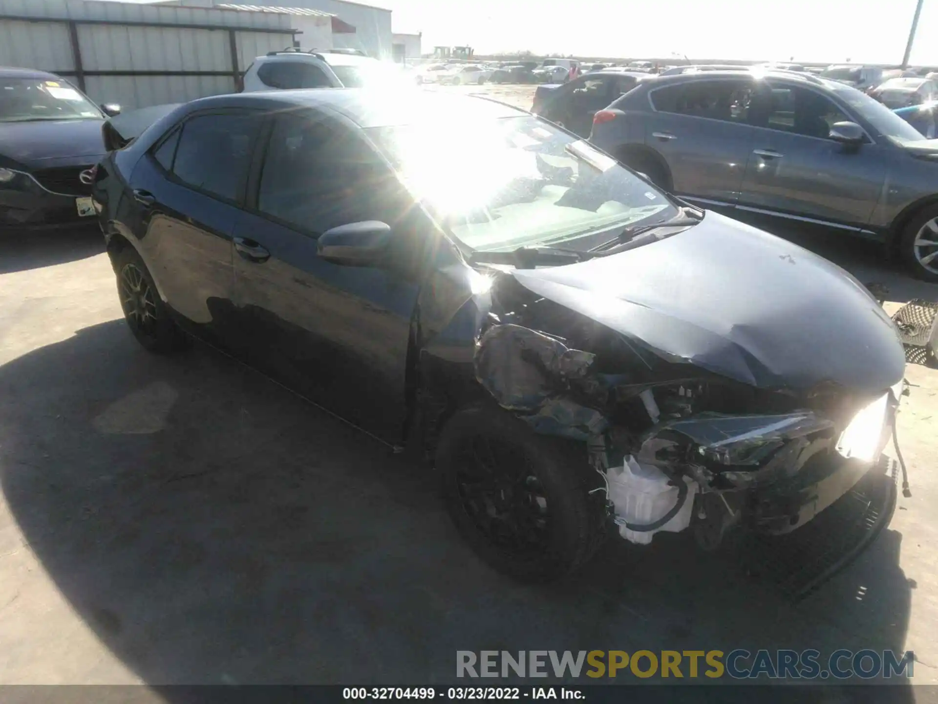 1 Photograph of a damaged car 5YFBURHE0KP901749 TOYOTA COROLLA 2019