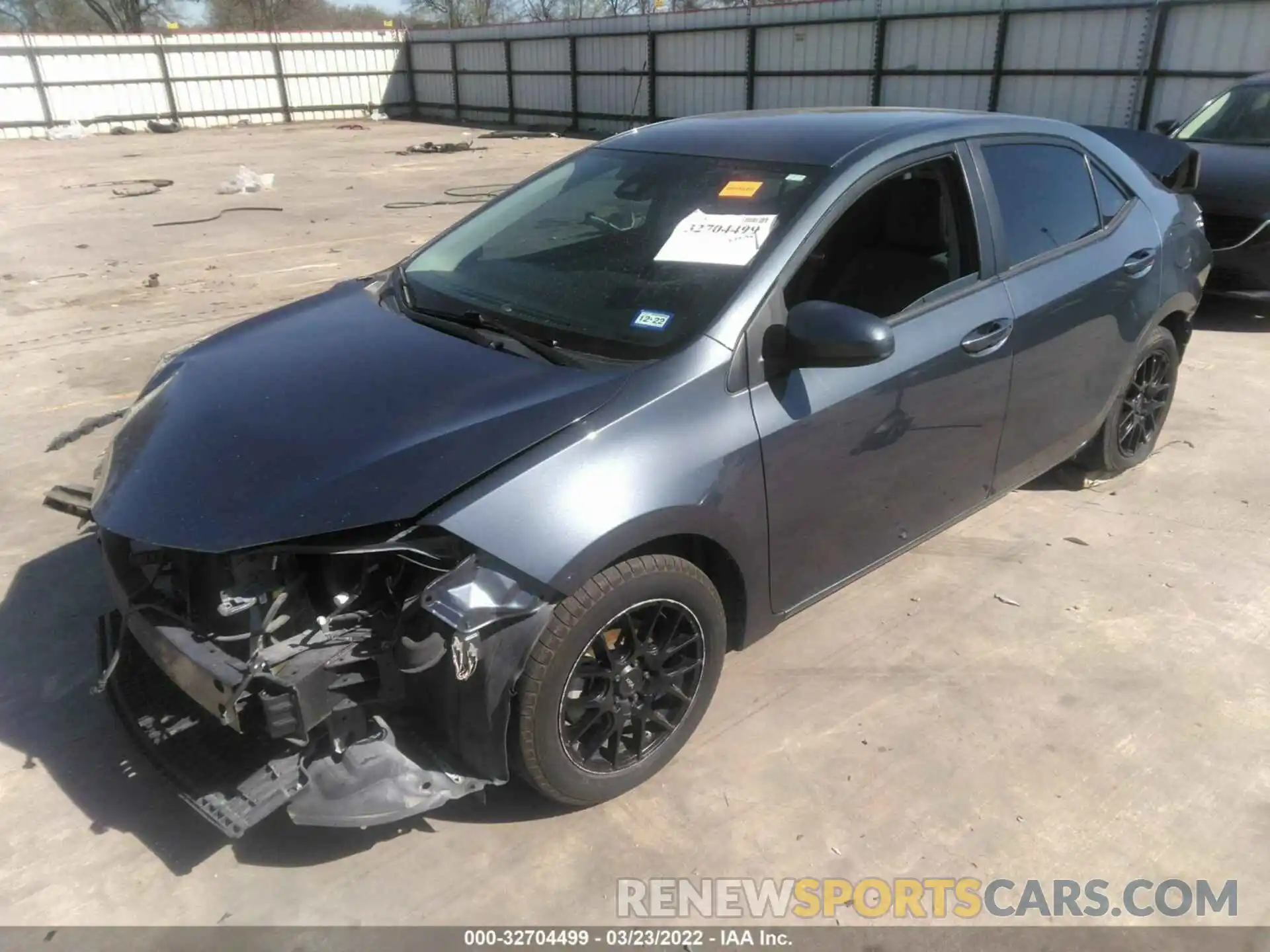 2 Photograph of a damaged car 5YFBURHE0KP901749 TOYOTA COROLLA 2019