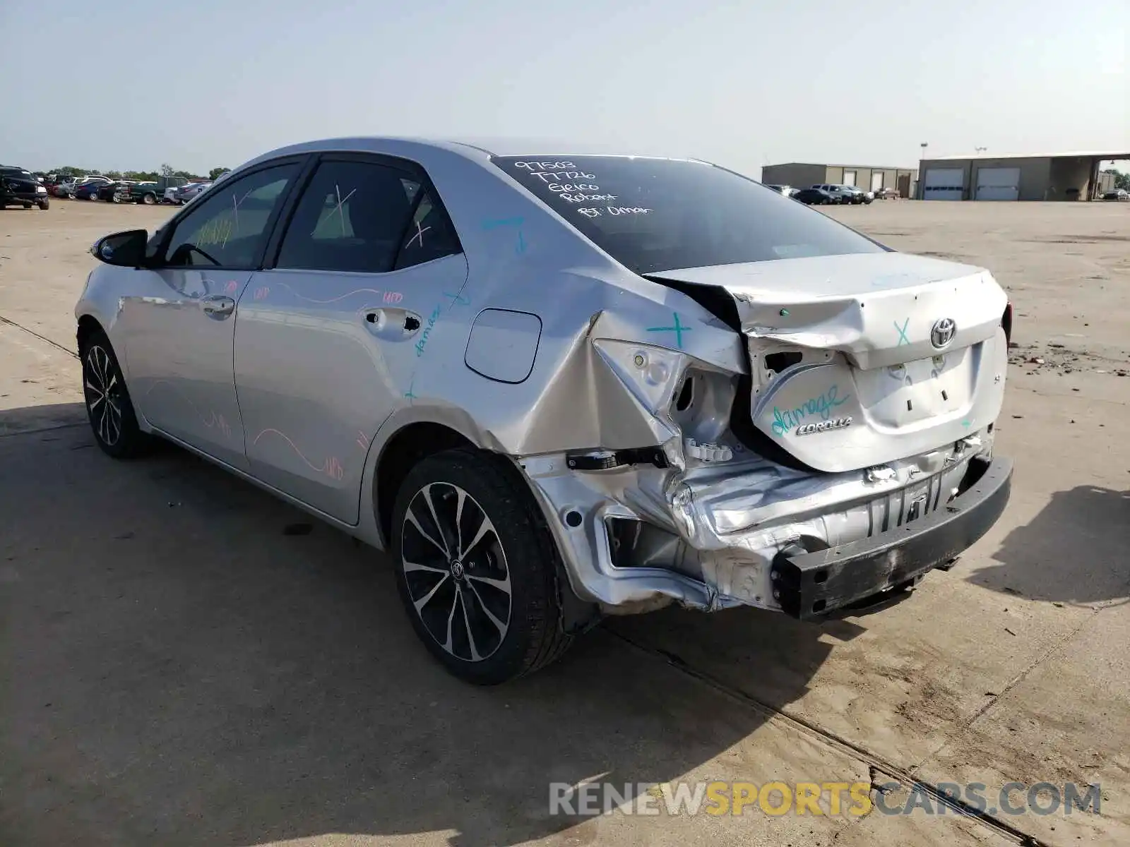 3 Photograph of a damaged car 5YFBURHE0KP901959 TOYOTA COROLLA 2019